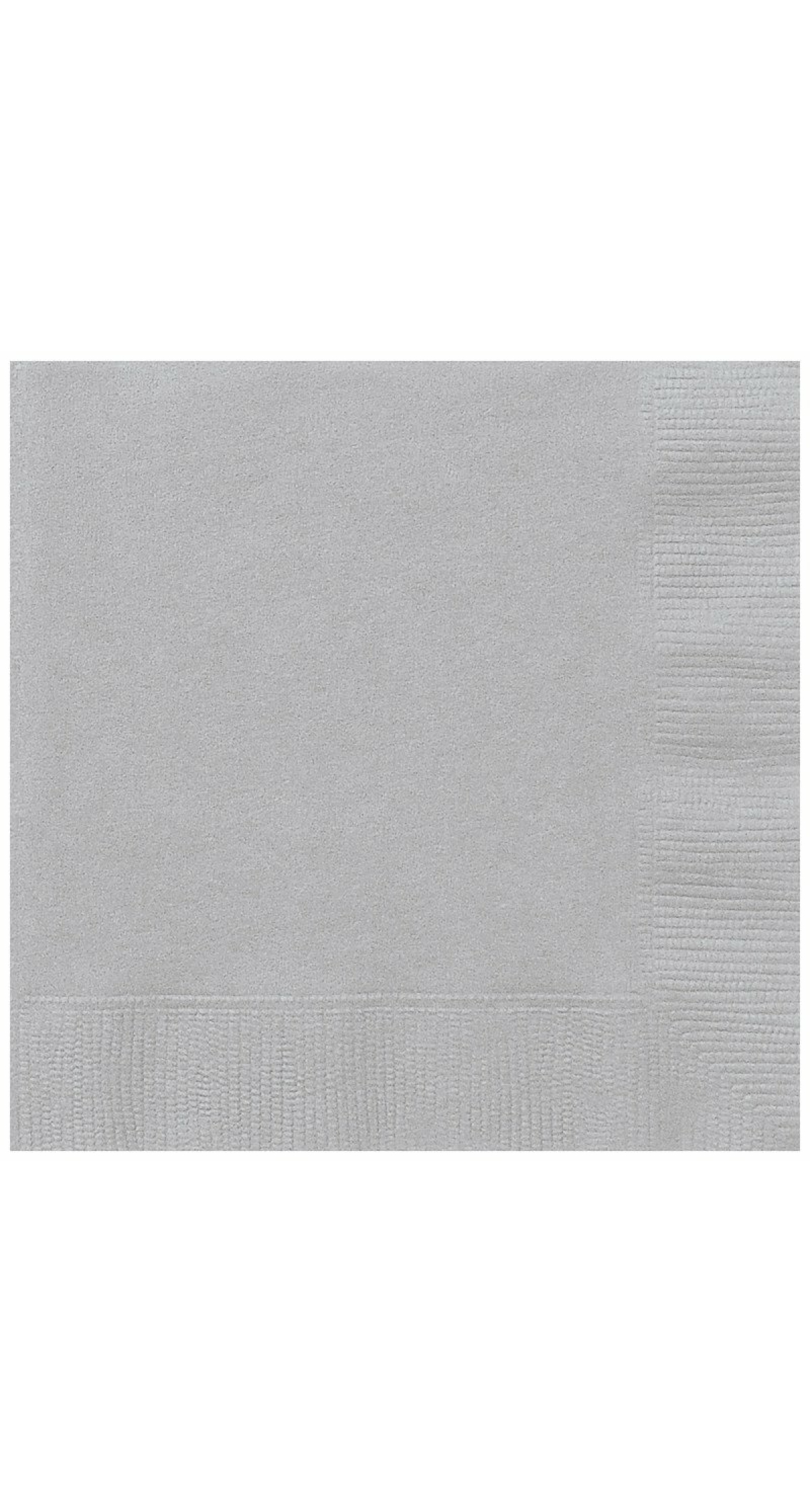 Silver Luncheon Napkins - 20pk