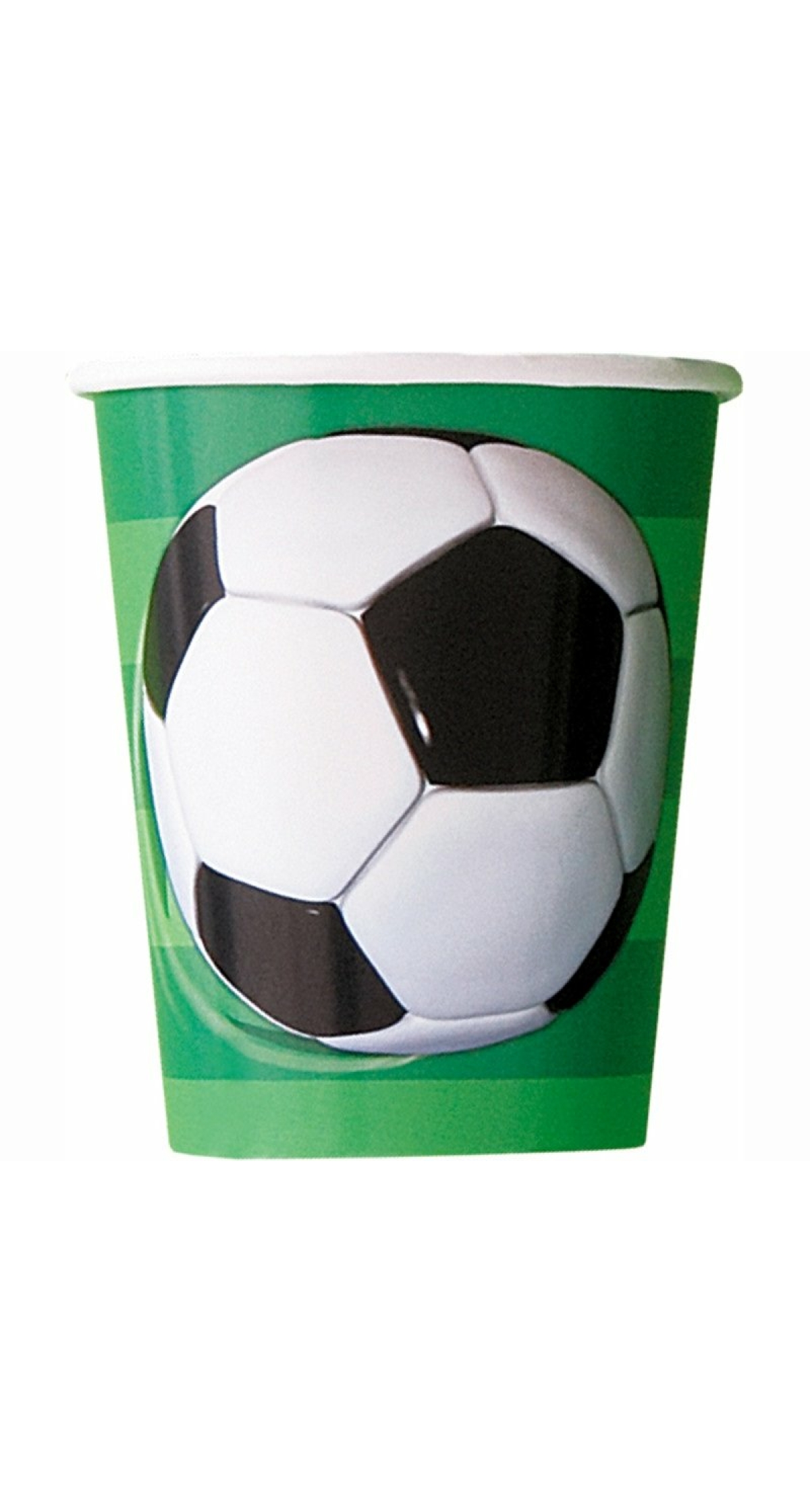 Football 266ml Party Paper Cups  8pk