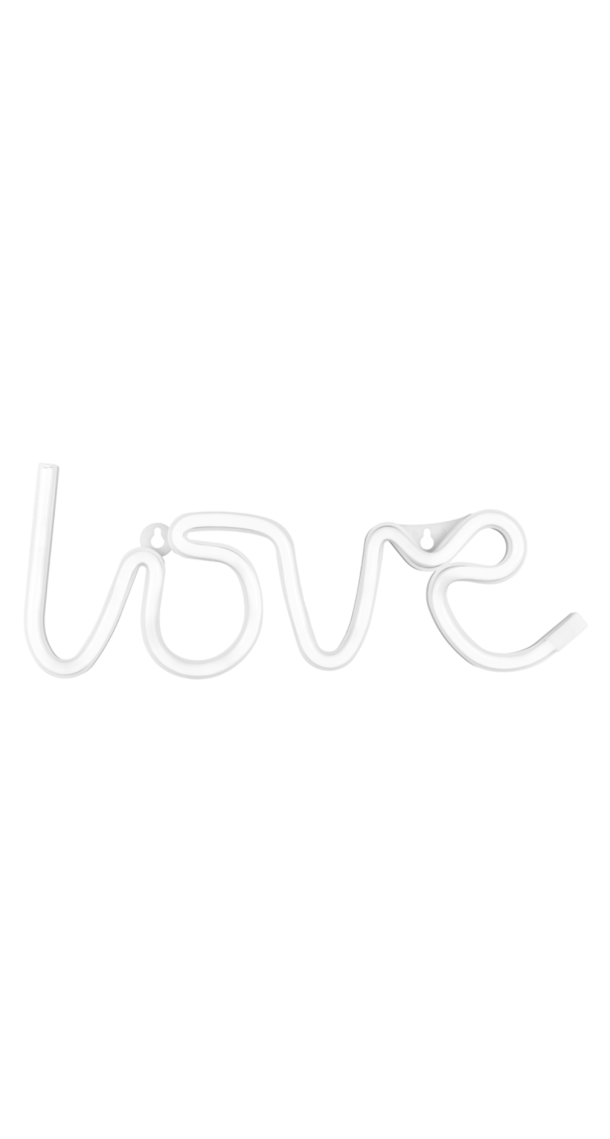 Neon Led - Love White 34.5x13cm