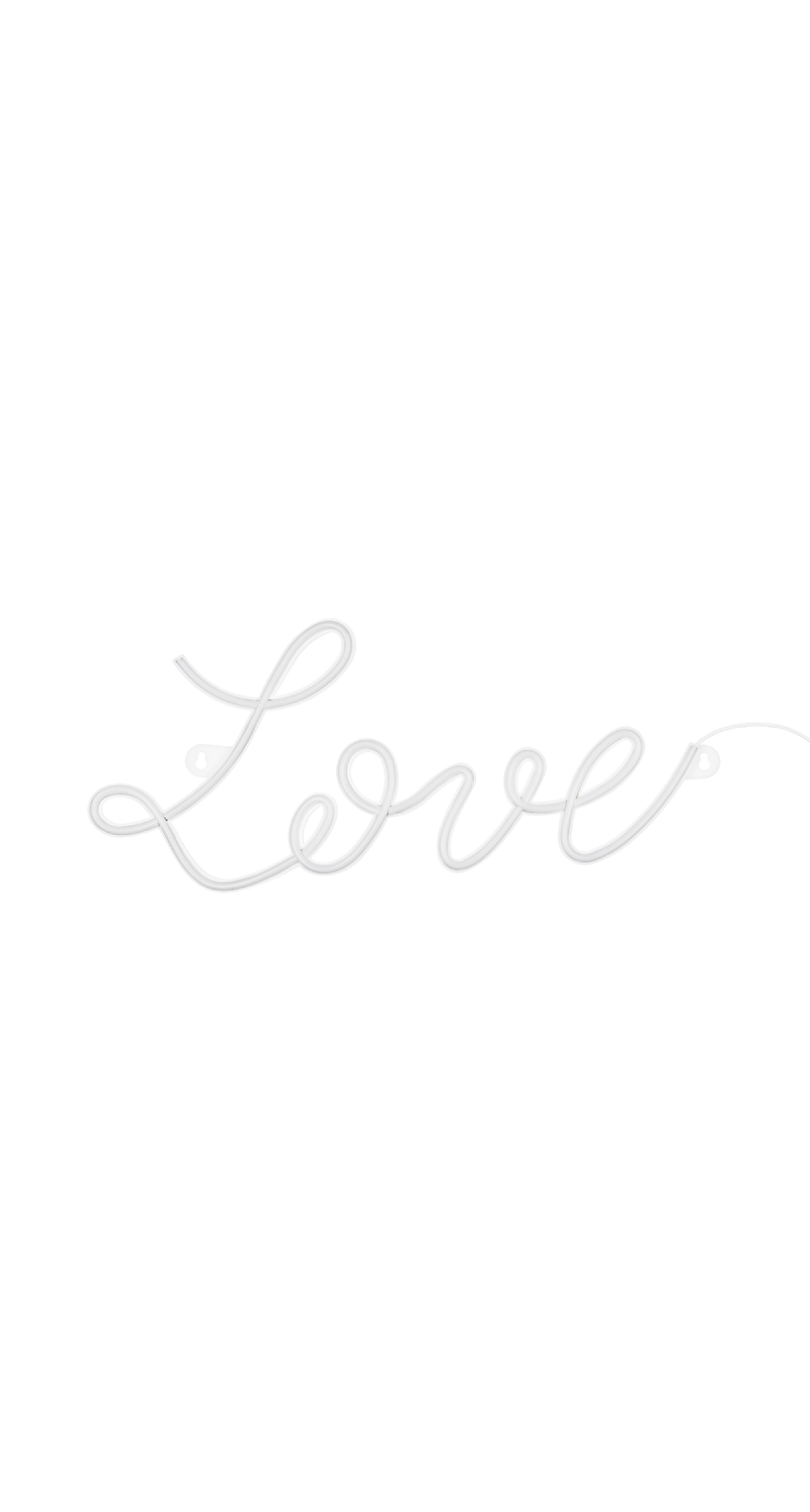 Neon Led - Love White 61x274cm