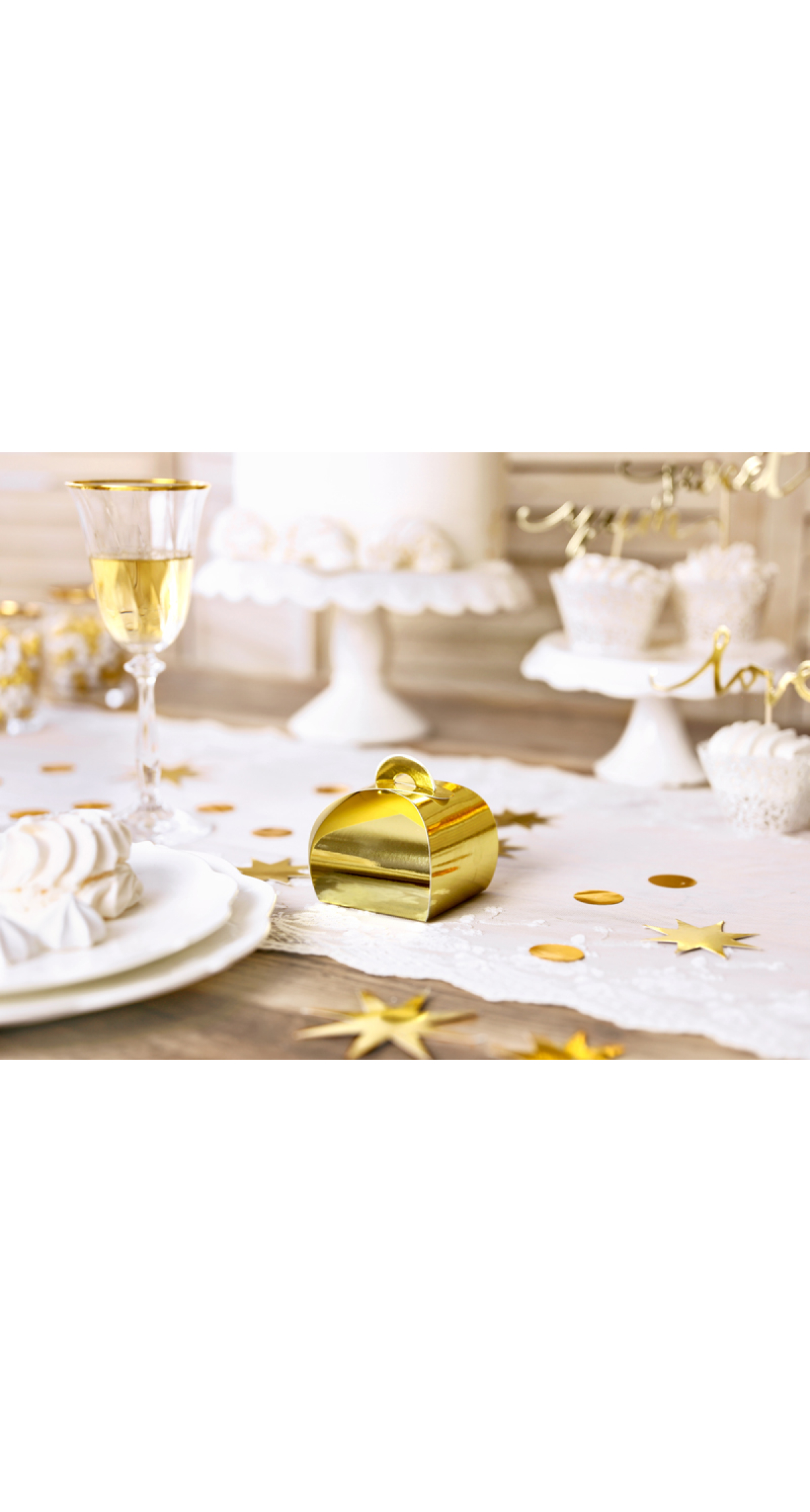 Boxes Gold 6x6x5.5cm (1pkt / 10pc)
