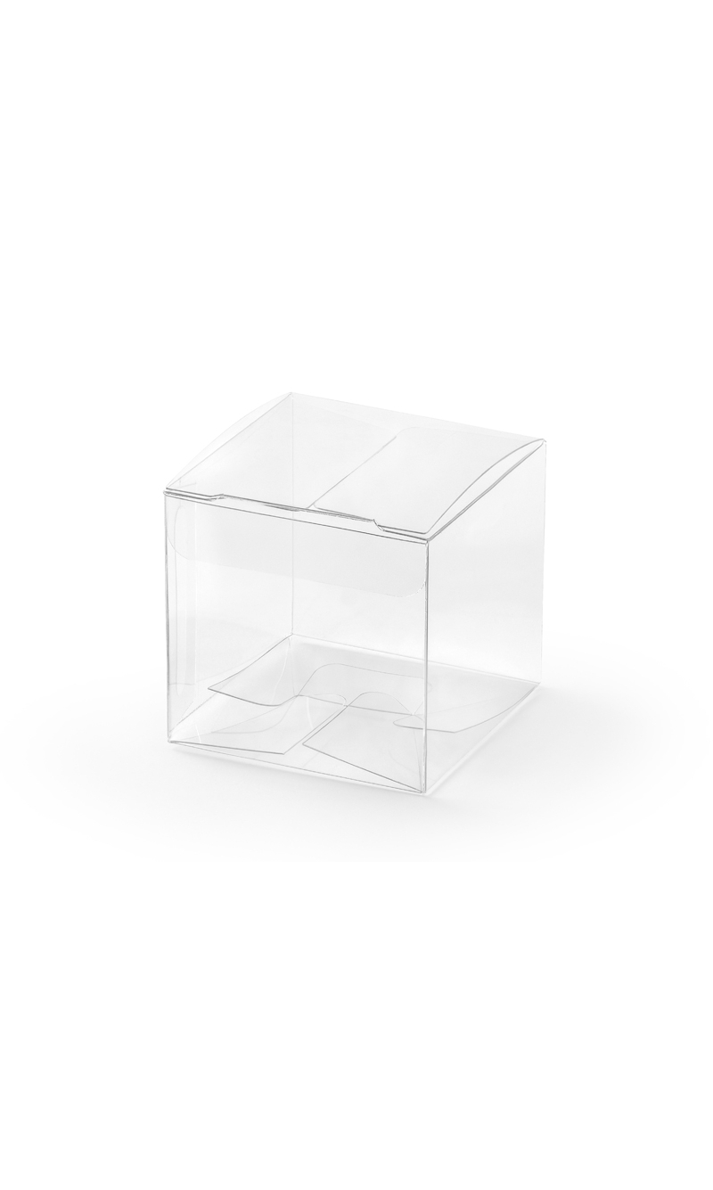 Square Boxes Transparent 5x5x5cm (1pkt / 10pc)