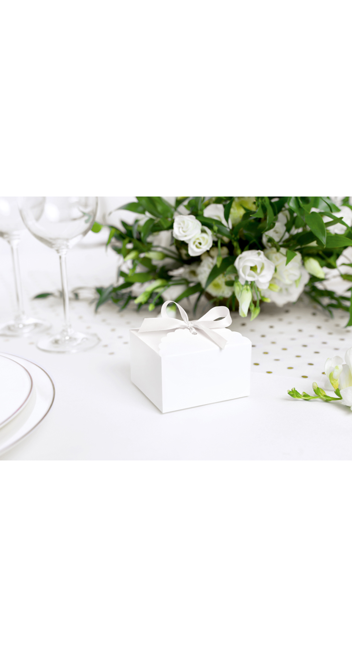 Boxes - Cloud White 8x7.5x4.5cm (1pkt / 10pc)