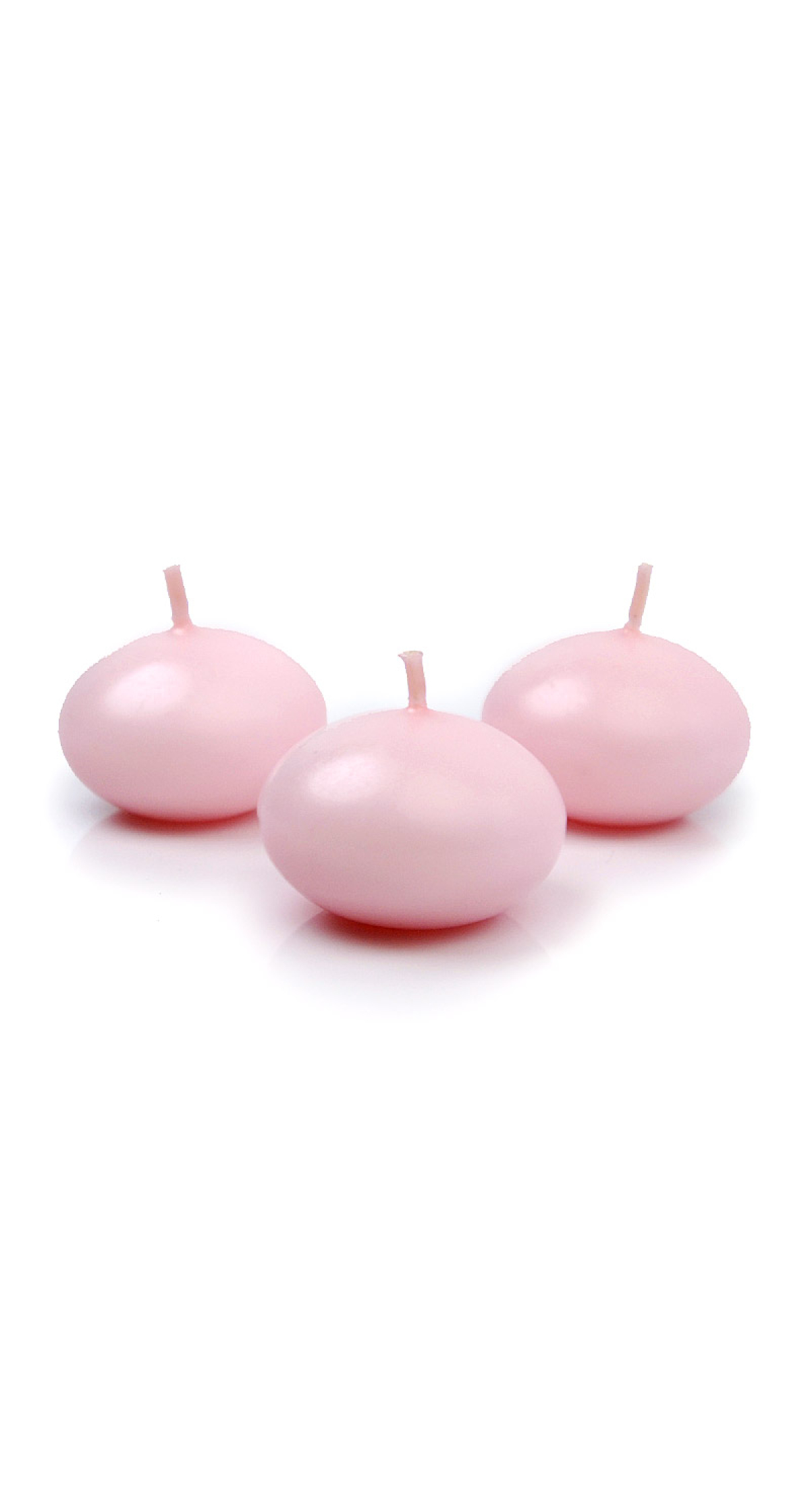 Floating Candle Disc Matt Pink 4cm - 1pc
