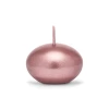 Floating Candle Disc Metallic Rose Gold 4cm - 1pc