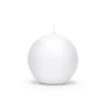 Candle Sphere Matt White 6cm - 1pc