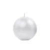 Candle Sphere Metallic Pearl 6cm  - 1pc