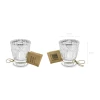 Candle Holder Silver 8cm - 1pc