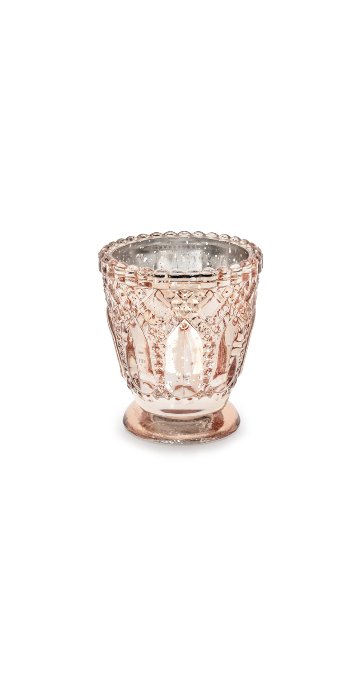Candle Holder Rose Gold 8cm - 1pc