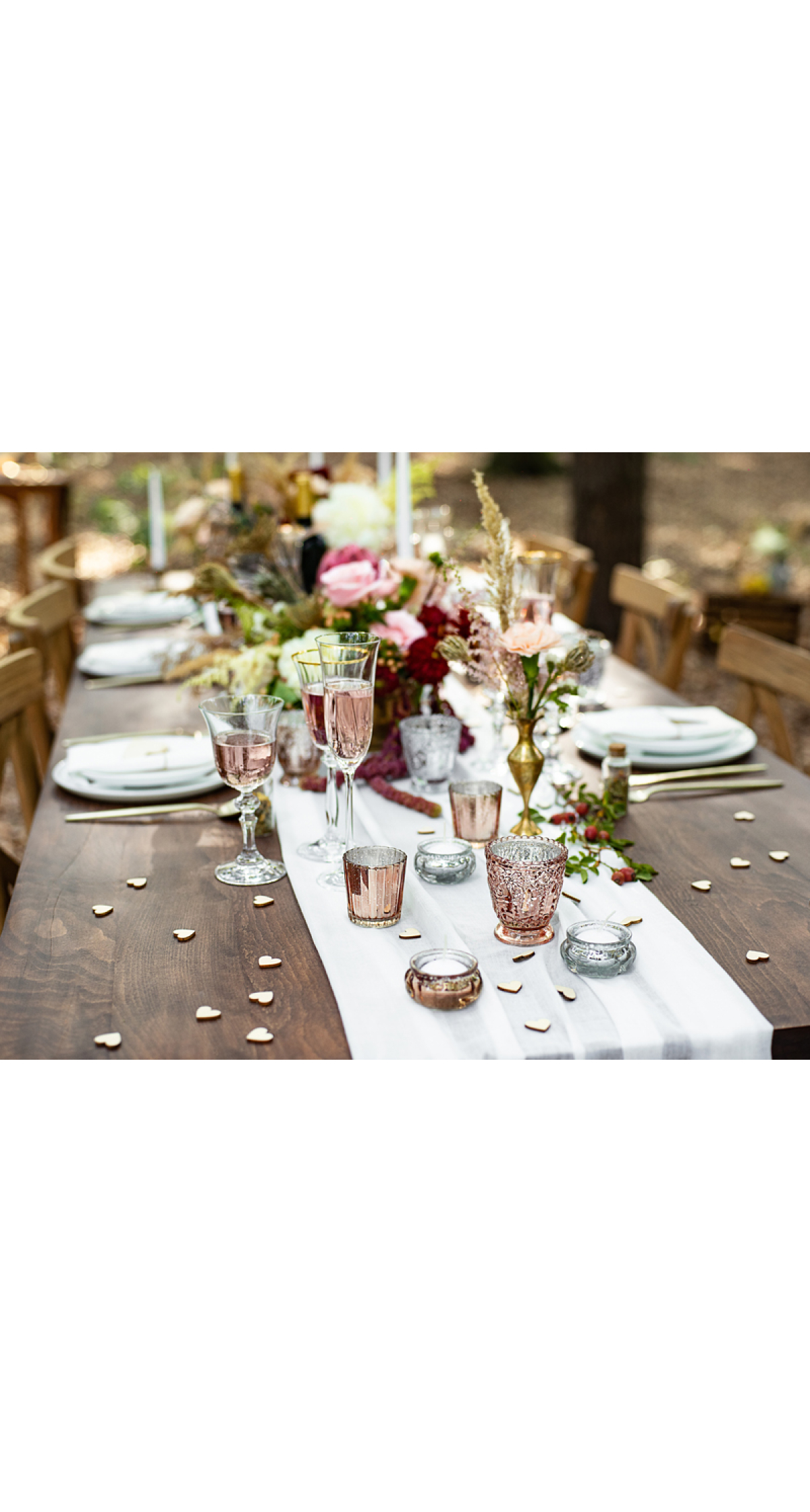 Candle Holder Rose Gold 8cm - 1pc