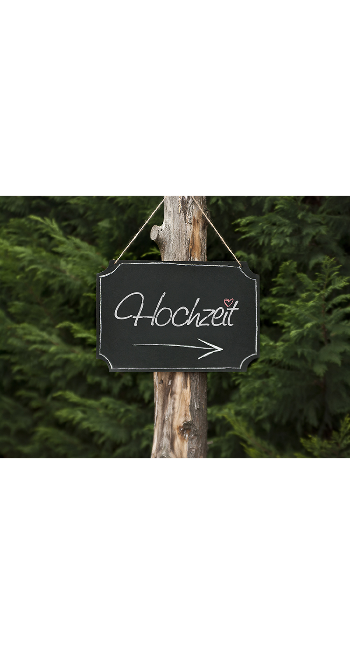 Hanging Chalkboard Sign Black - 45x30cm
