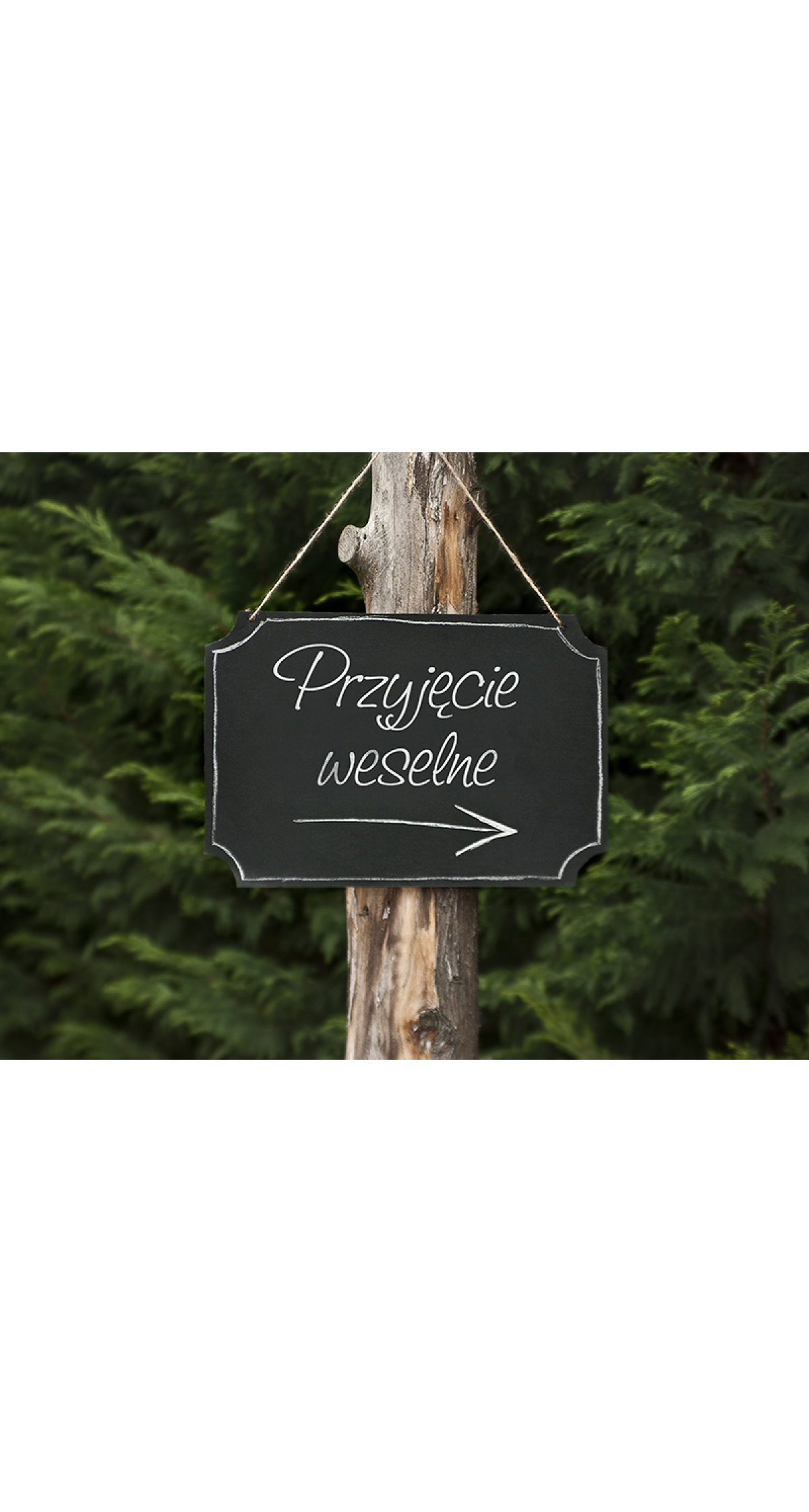 Hanging Chalkboard Sign Black - 45x30cm