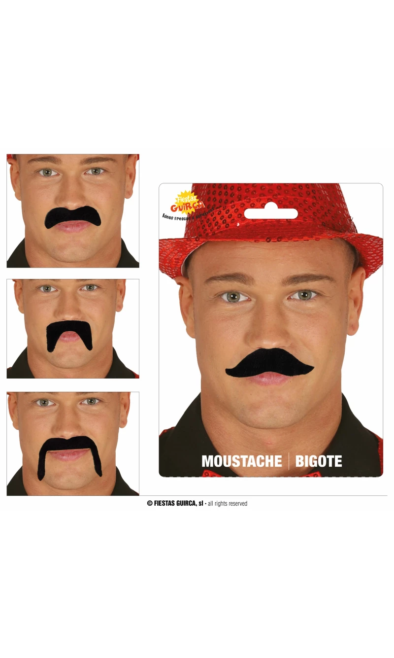 Black Moustache (Assorted Designs)