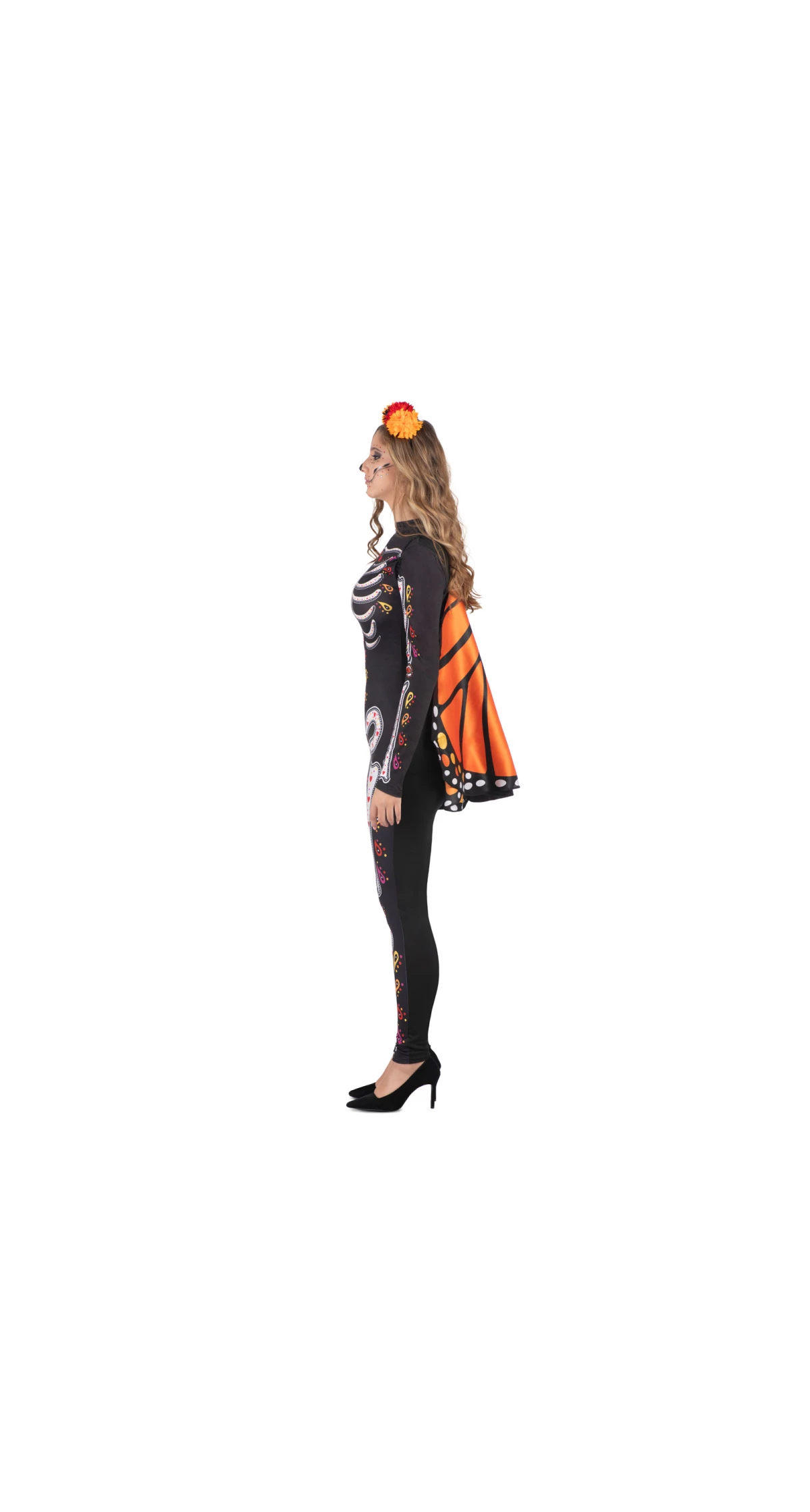 Butterfly Catrina Halloween Costume - Adult Size Medium