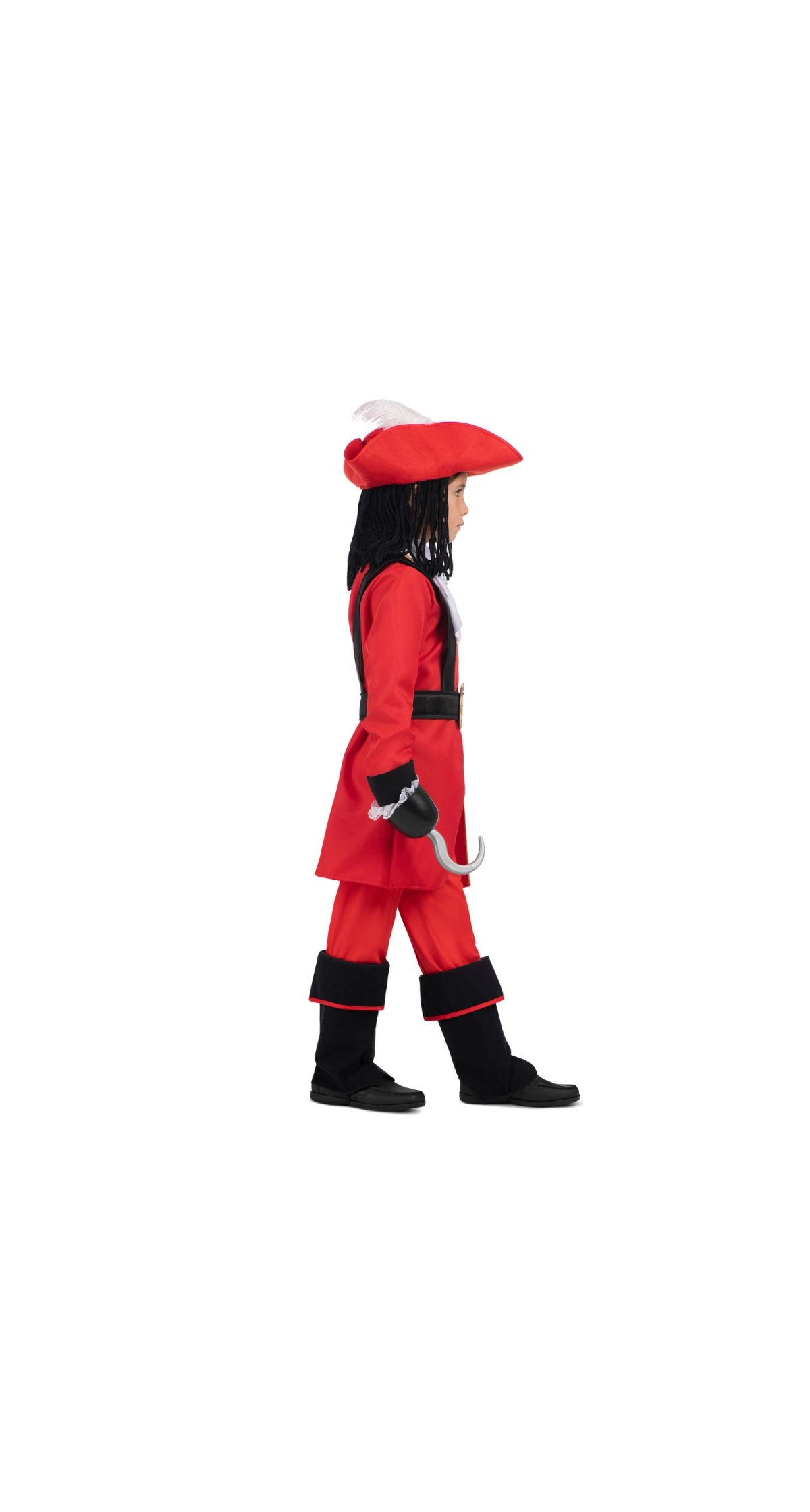 Captain Hook Costume - Age 10 to 12 Years
