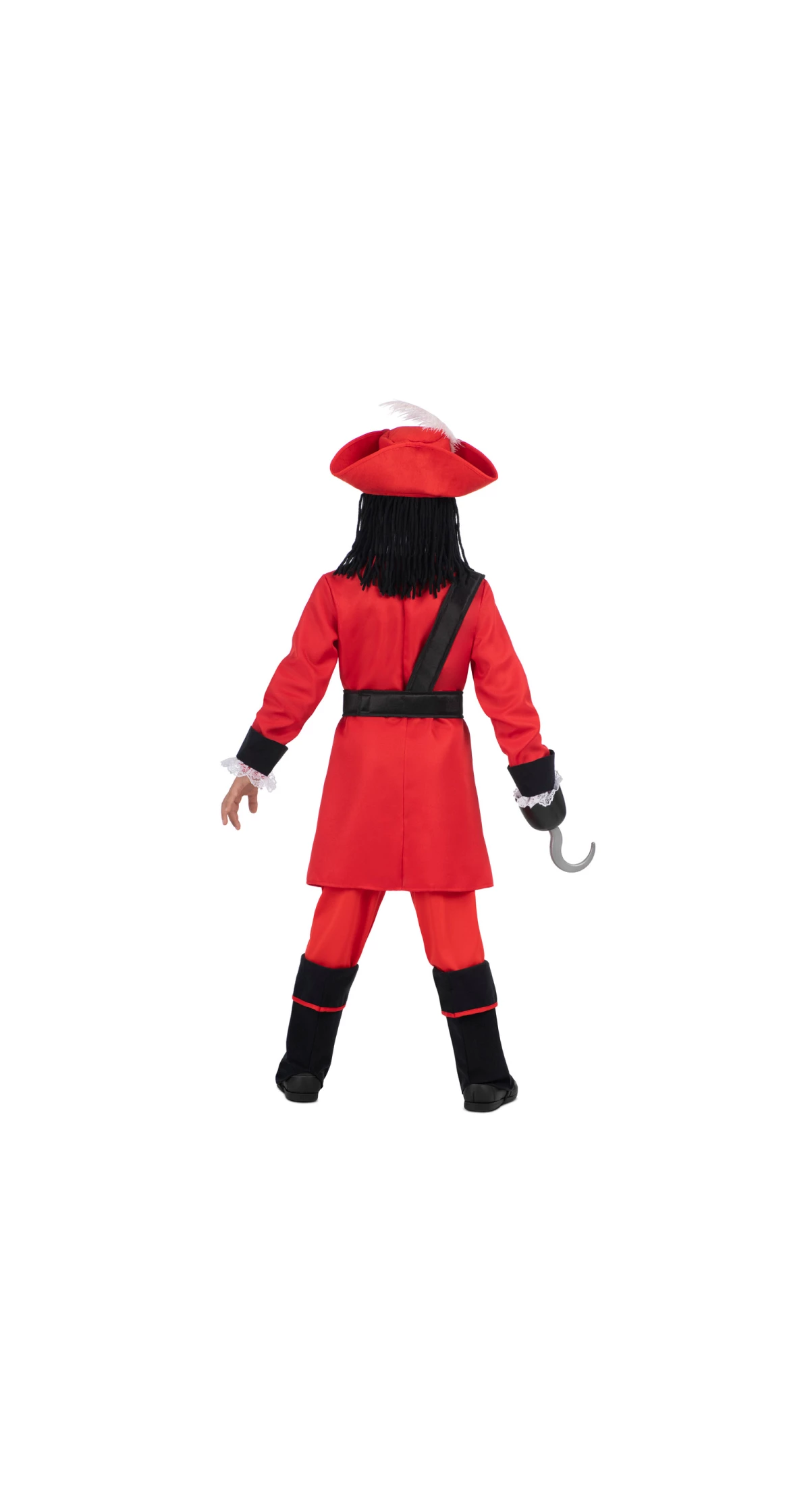 Captain Hook Costume - Age 10 to 12 Years