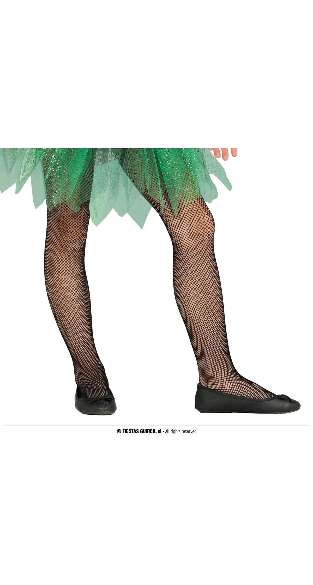 Black Fishnet Tights - Age 7 to 12 Years