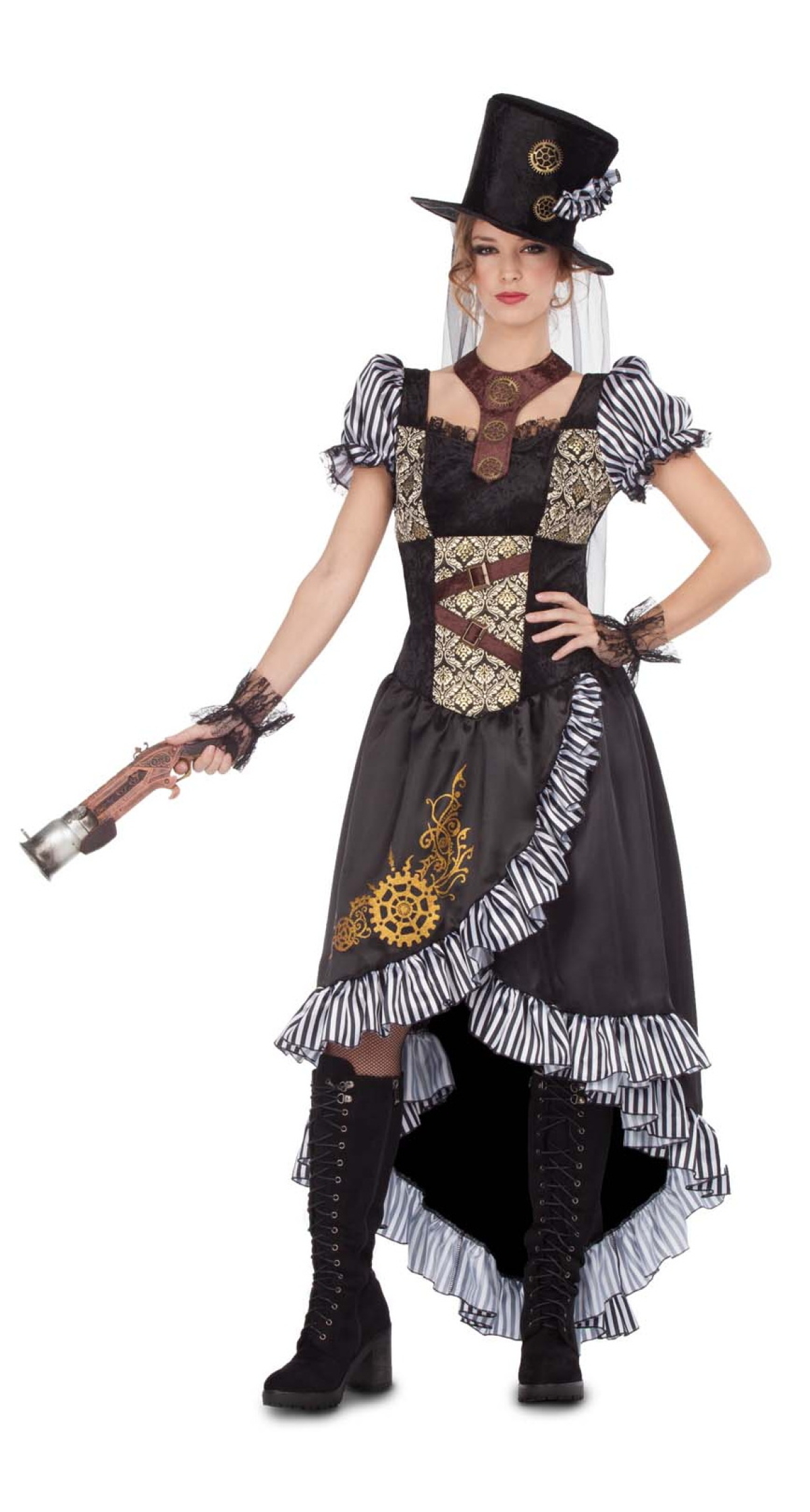 Deluxe Steampunk Lady Costume - Adult Size XL