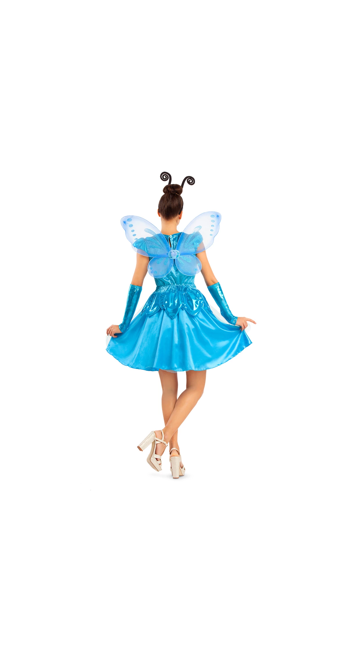 Classy Blue Fairy Costume - Adult Size Medium / Large