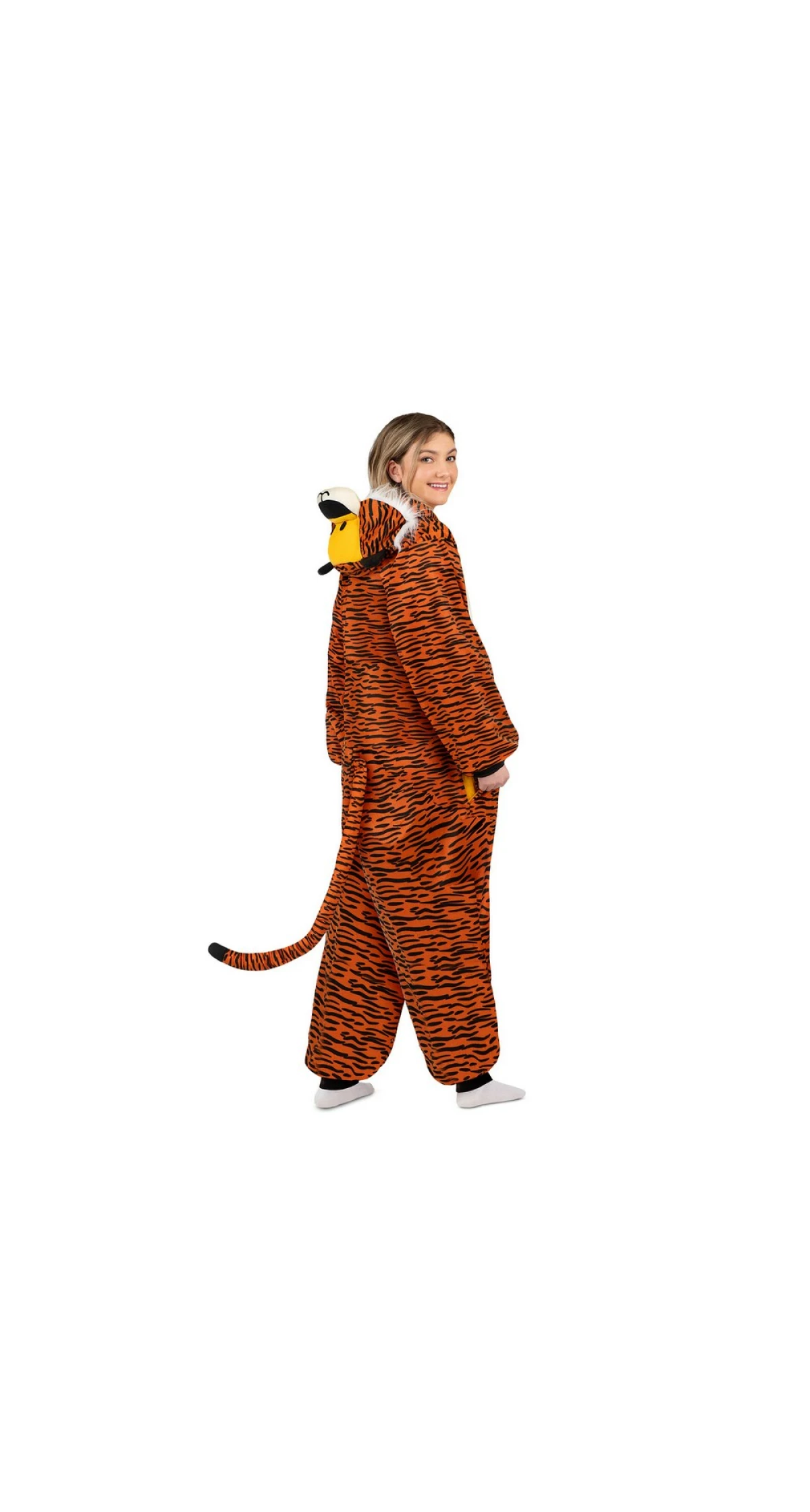 Tiger Kigurumi Onesie Costume - Adult Size Small