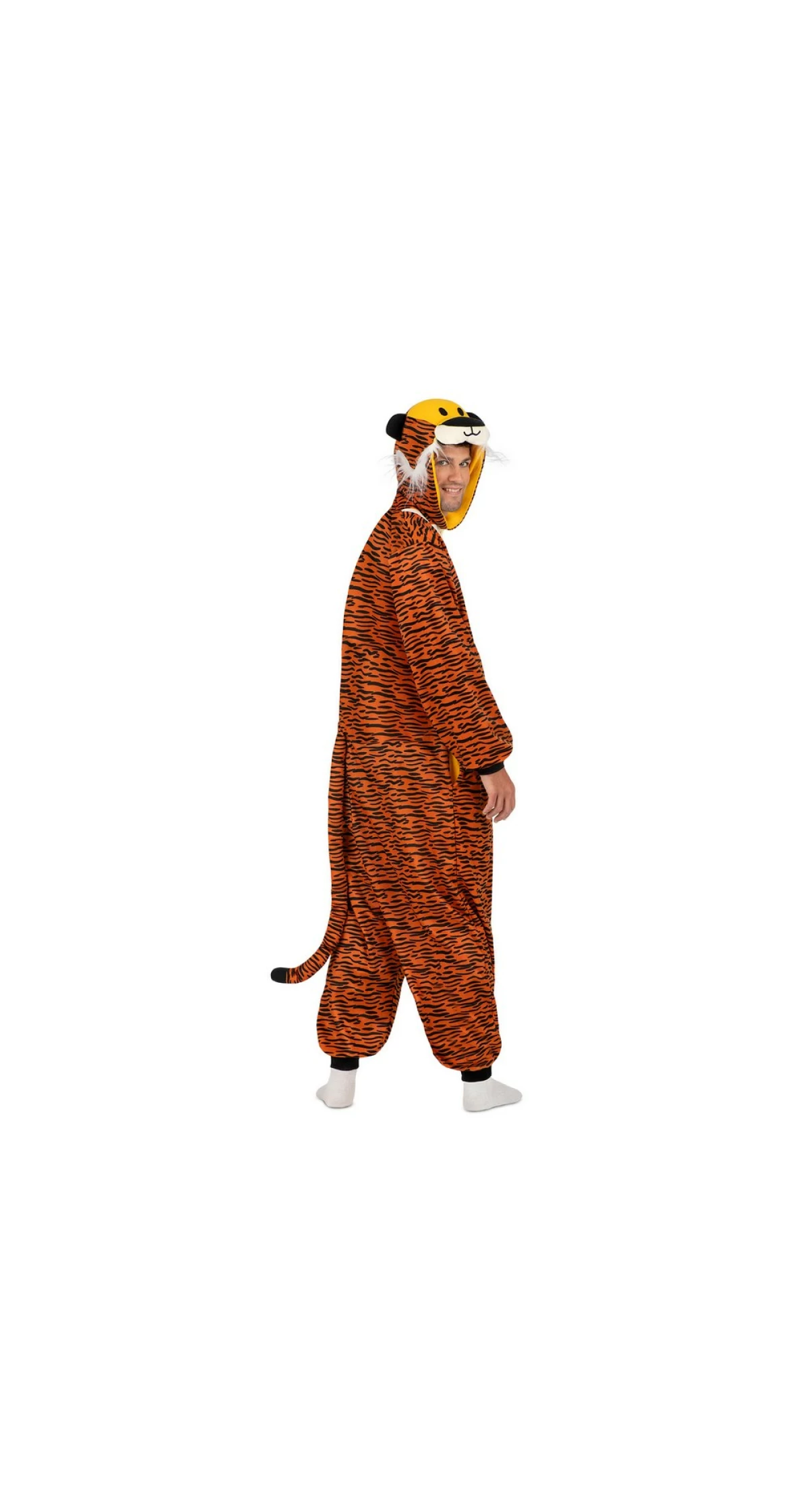 Tiger Kigurumi Onesie Costume - Adult Size Small