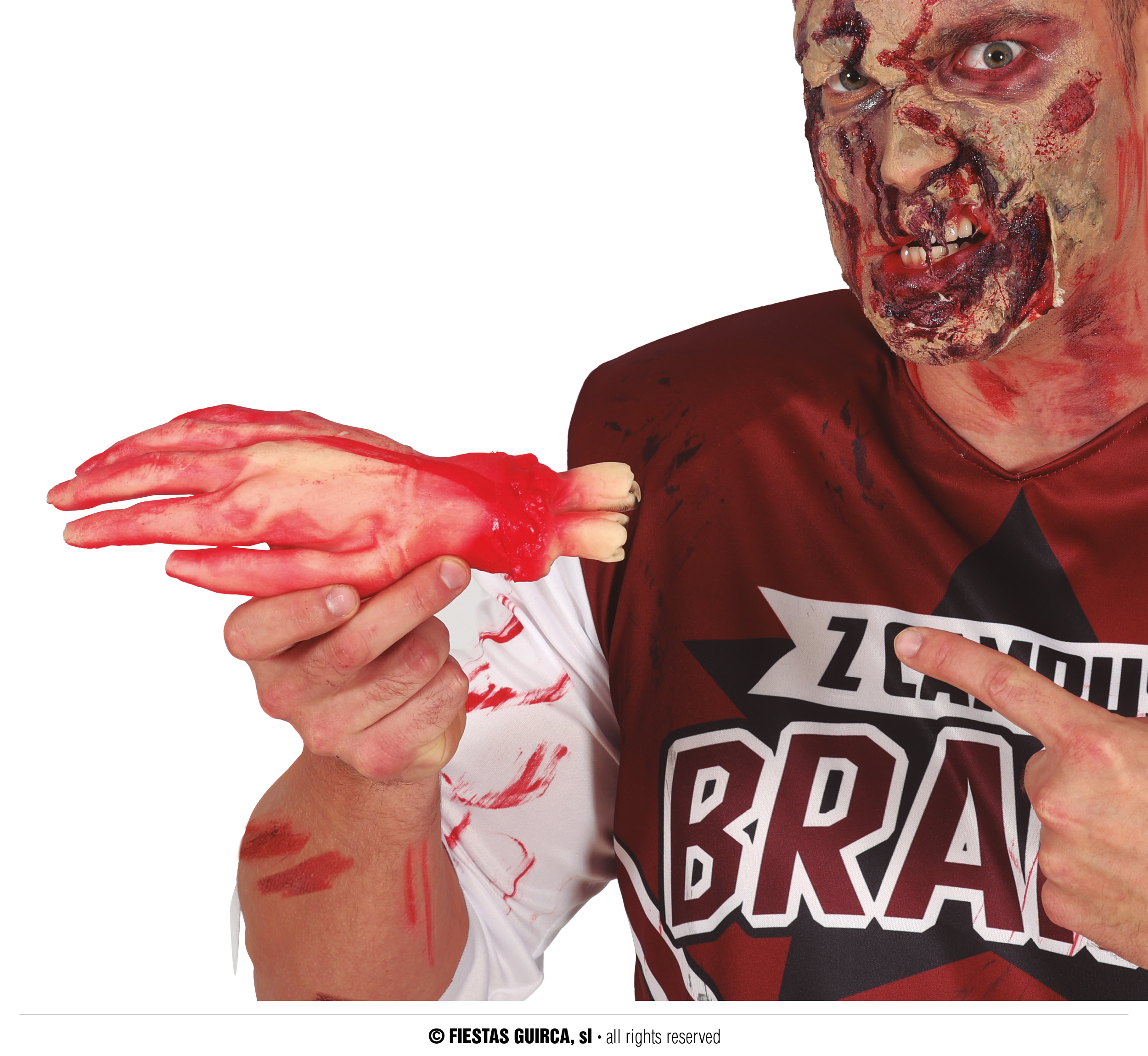 Halloween Decoration Latex Hand 25cm Once Upon A Time Party Shop Malta