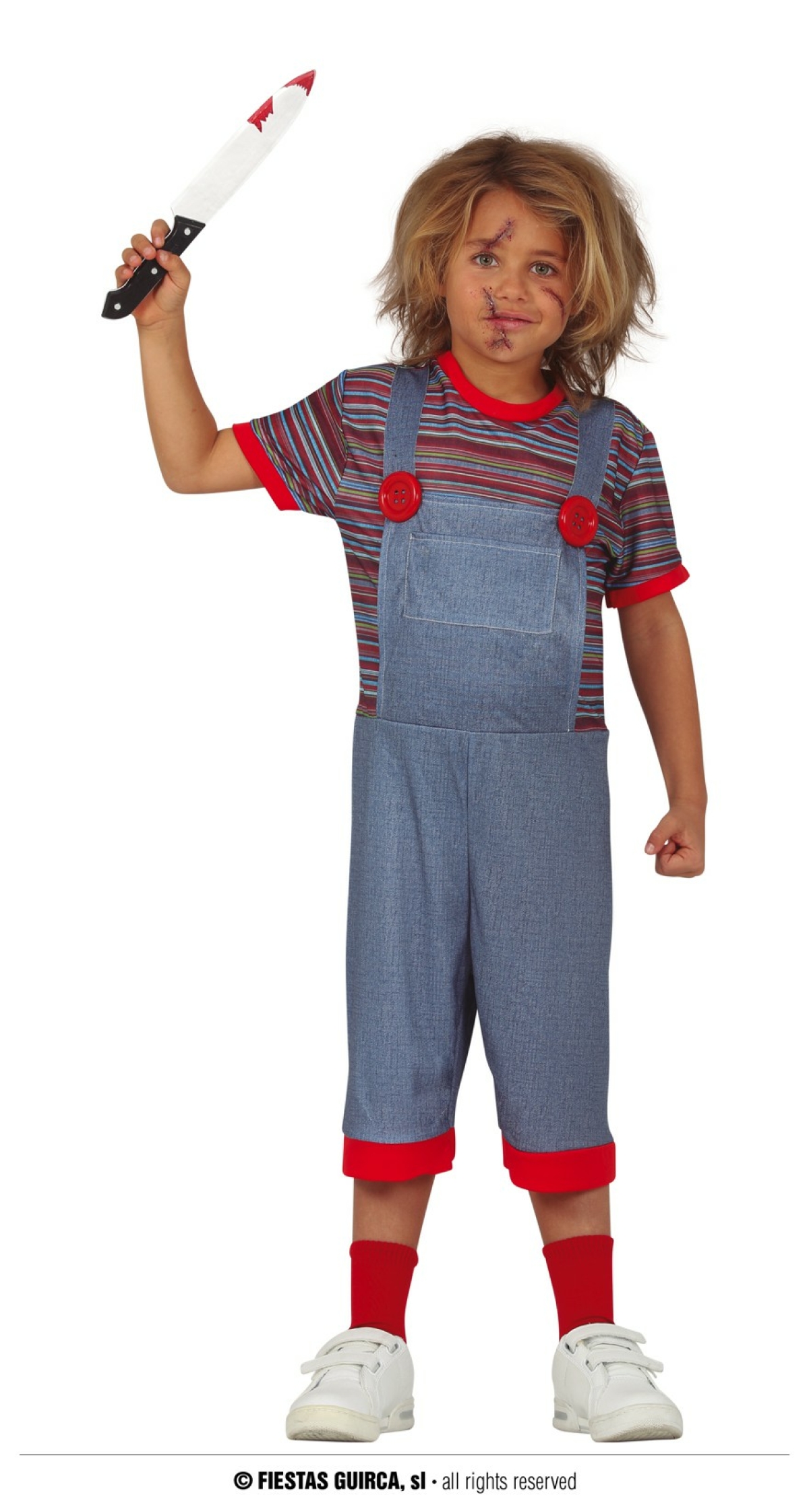 Chucky Killer Doll Costume - Age 10 to 12 Years