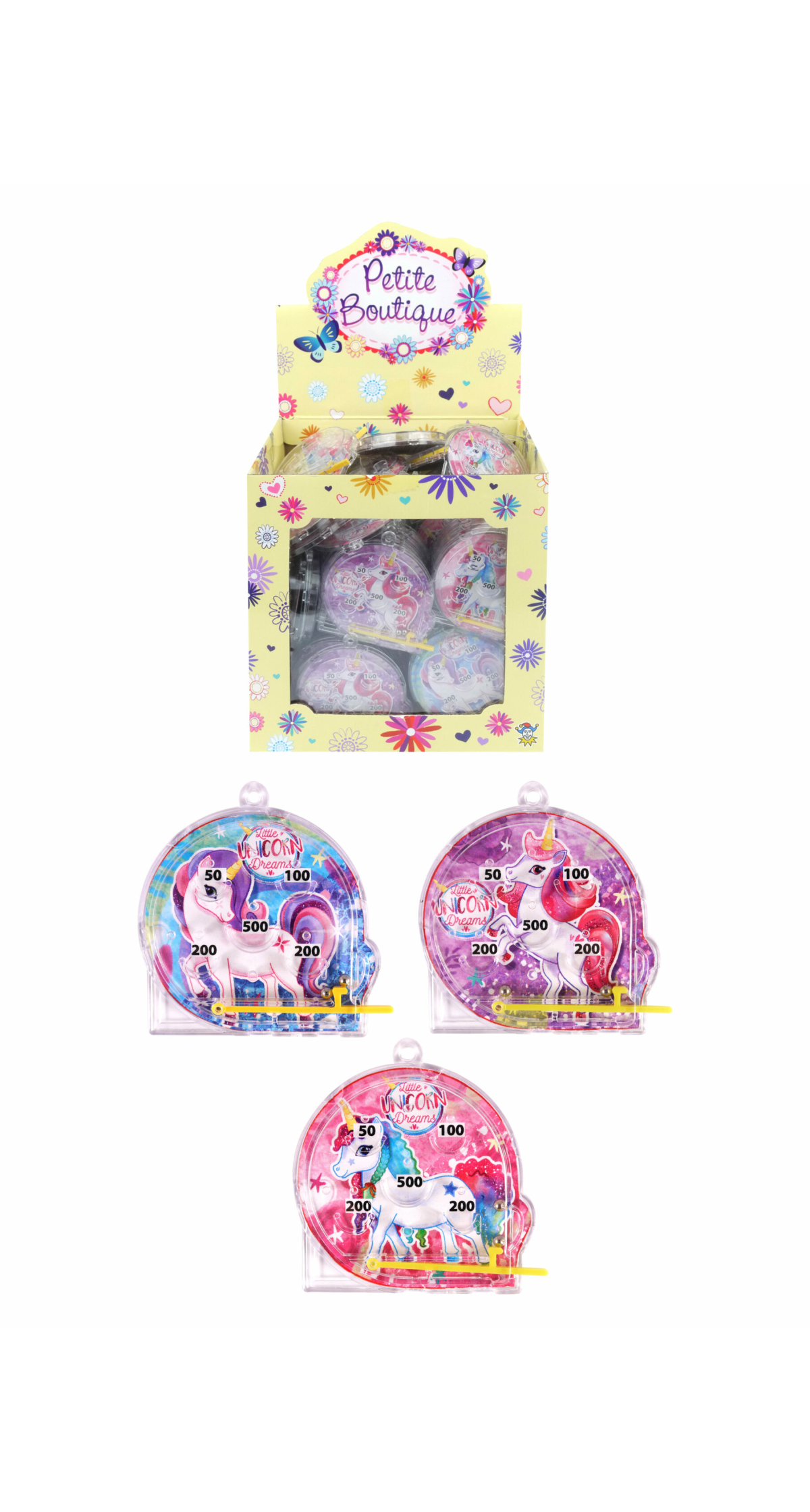 Unicorn Pinball Game Party Favour (Assorted Designs) - 1pc