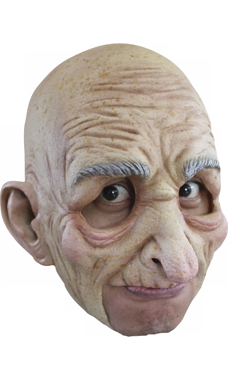 Old Man Chinless (Ghoulish) Latex Mask - Adult One Size
