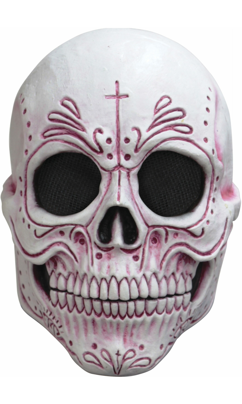 Mexican Catrina (Ghoulish) Latex Mask - Adult One Size