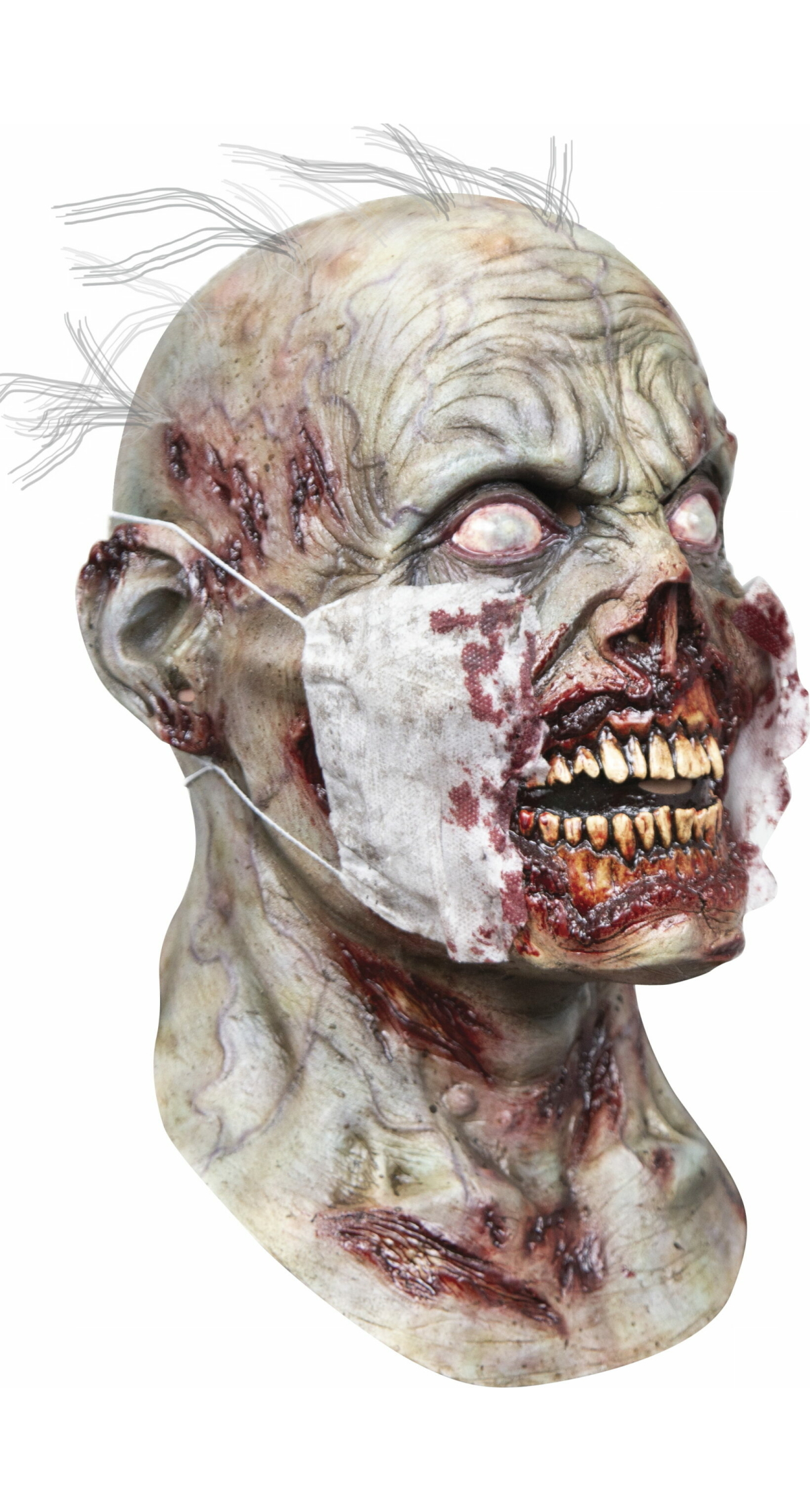 Patient Zombie (Ghoulish) Latex Mask - Adult One Size