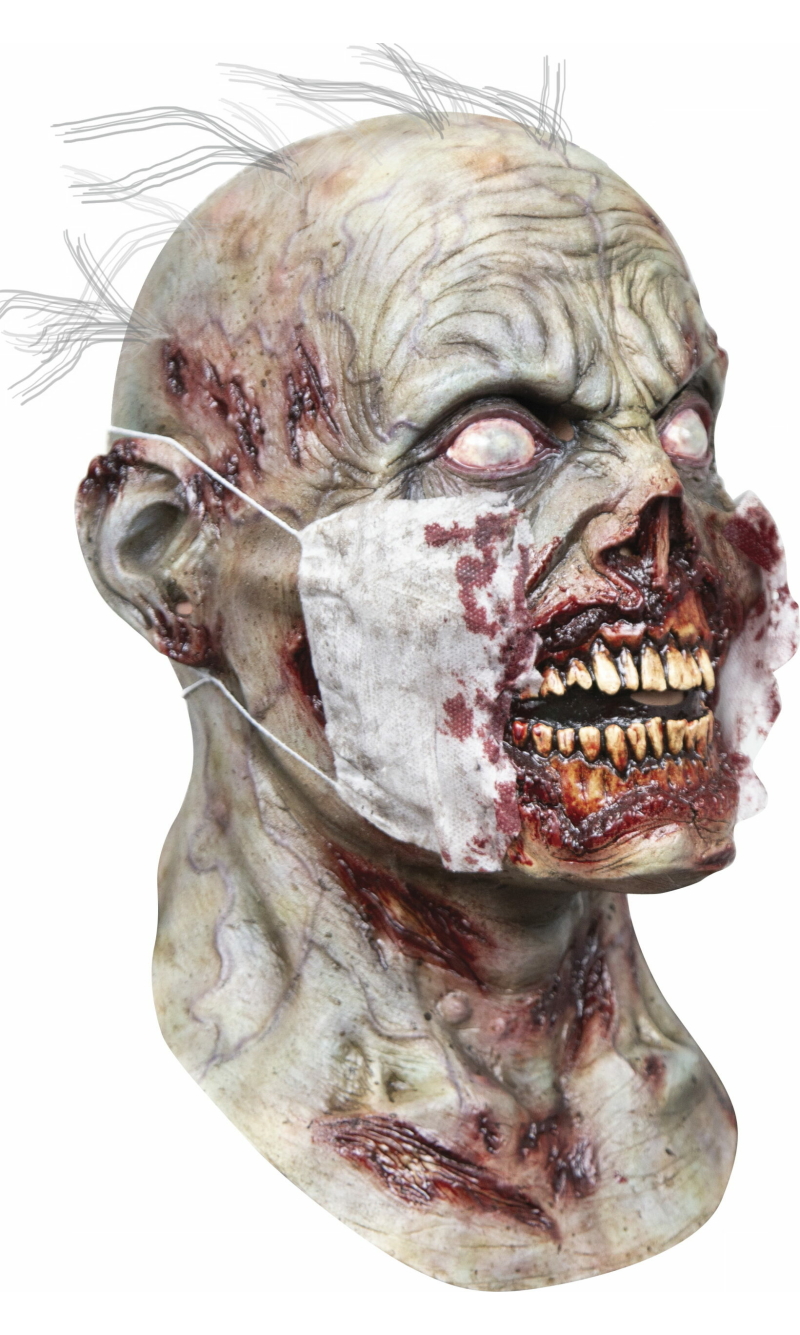 Patient Zombie (Ghoulish) Latex Mask - Adult One Size
