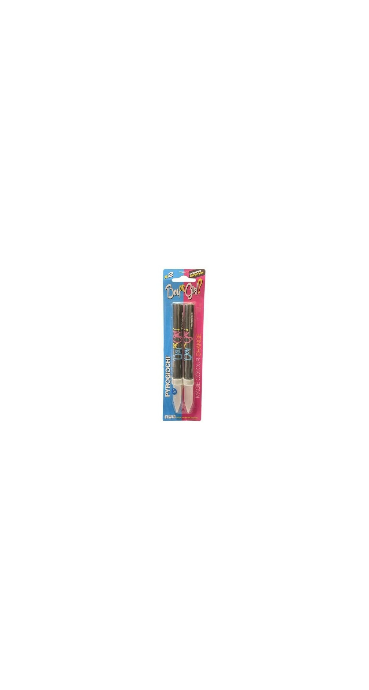 Gender Reveal Cake Ice Fountain Candle Boy or Girl? – Boy