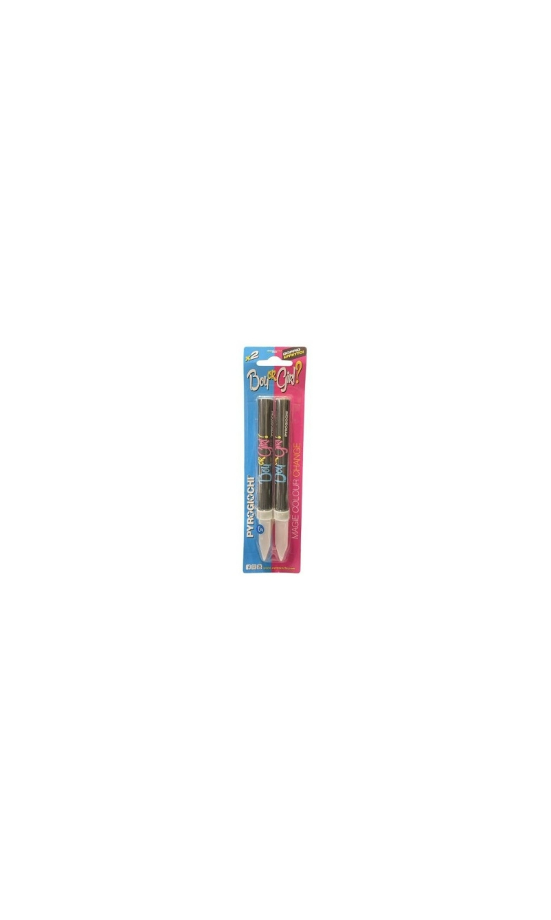 Gender Reveal Cake Ice Fountain Candle Boy or Girl? – Boy