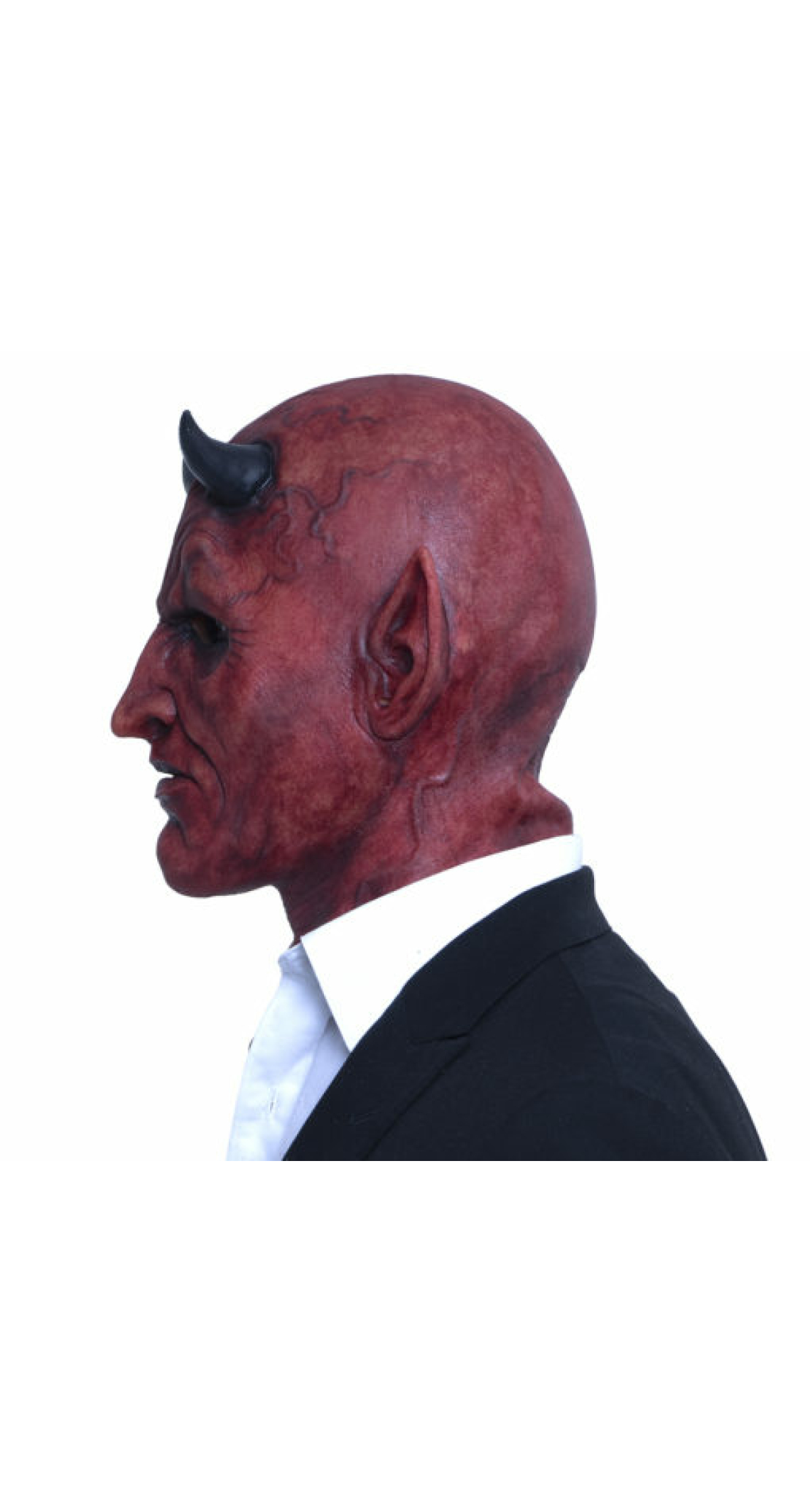 Licensed Lucifer (Ghoulish) Hyper Latex Mask - Adult One Size - Image 6