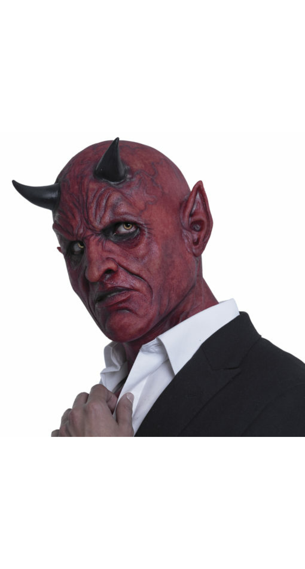 Licensed Lucifer (Ghoulish) Hyper Latex Mask - Adult One Size - Image 4