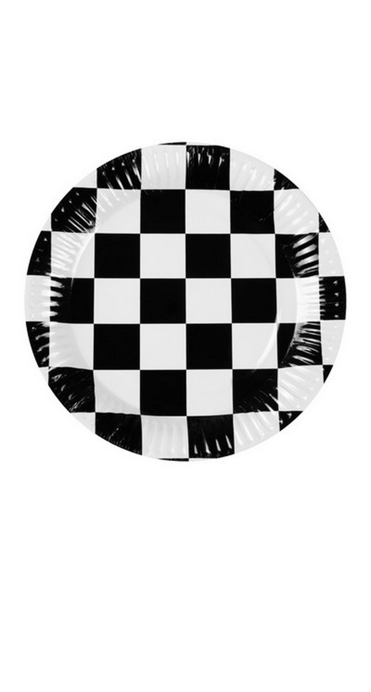 Racing Party Paper Plates 23cm - 10pcs