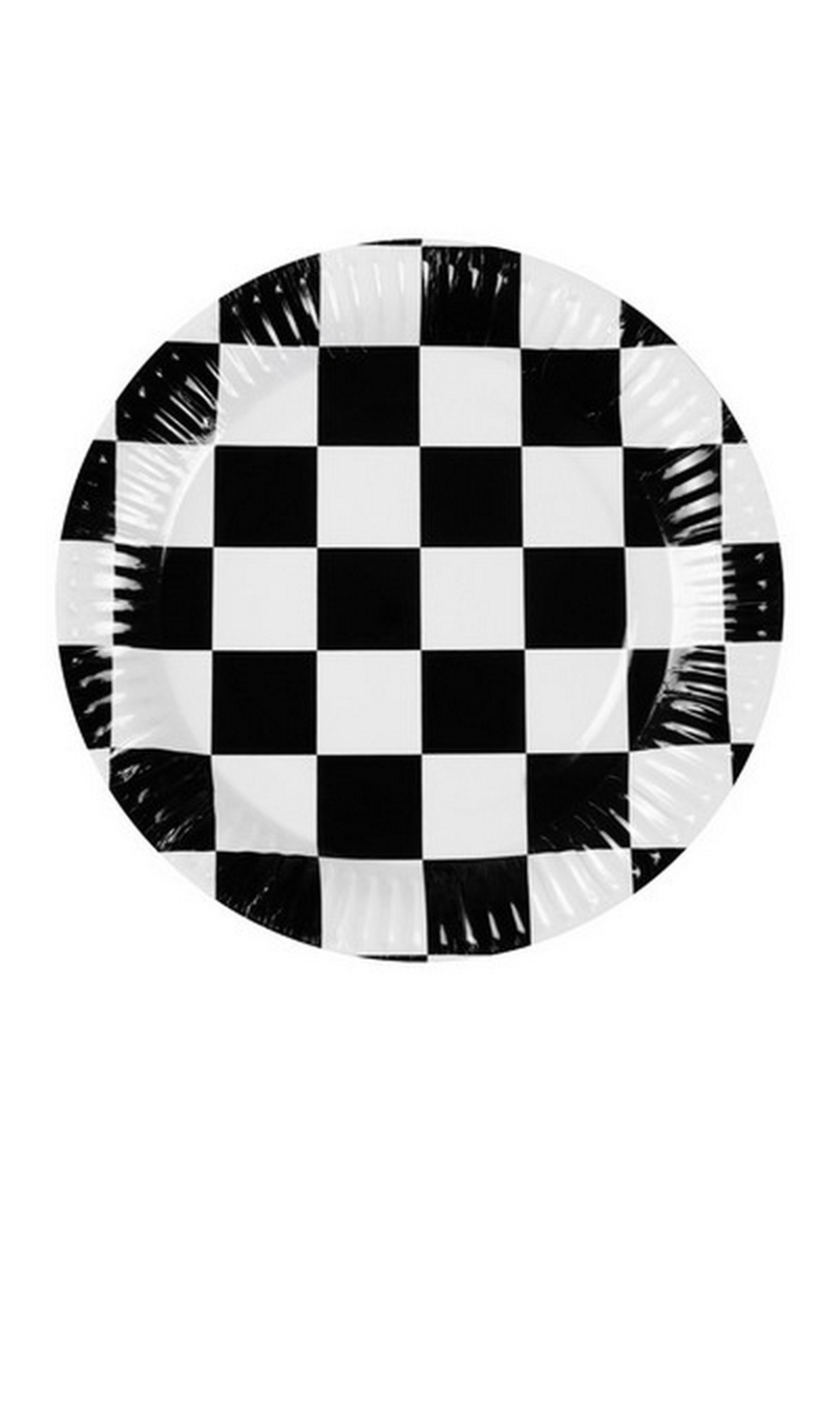 Racing Party Paper Plates 23cm - 10pcs