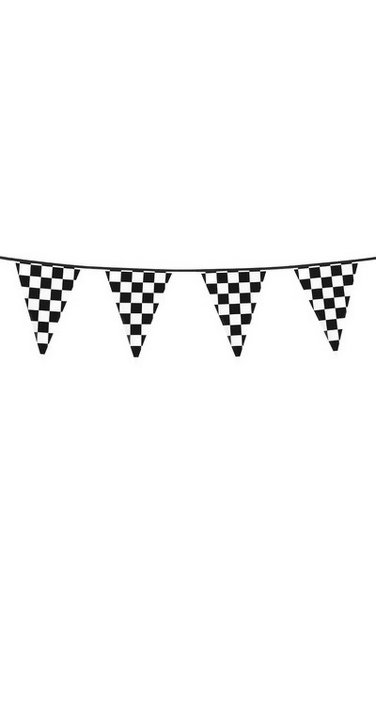 Racing Party Bunting Banner - 6m - Image 2