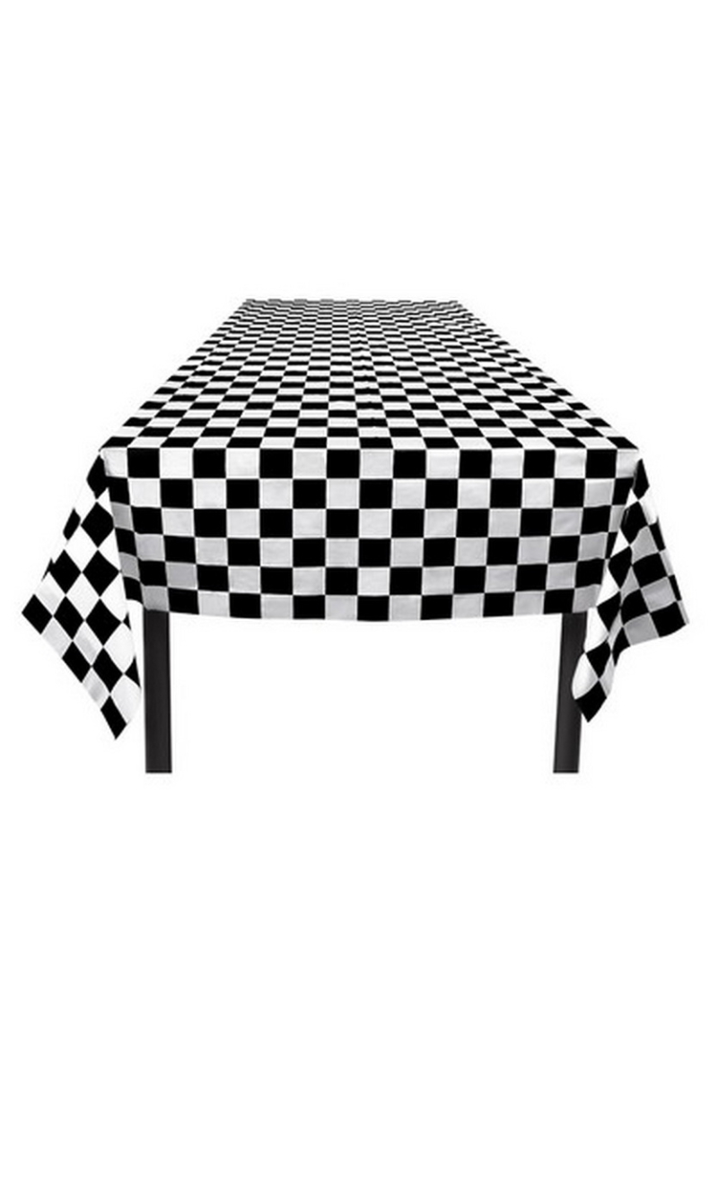 Racing Party Plastic Tablecover - 130x180cm