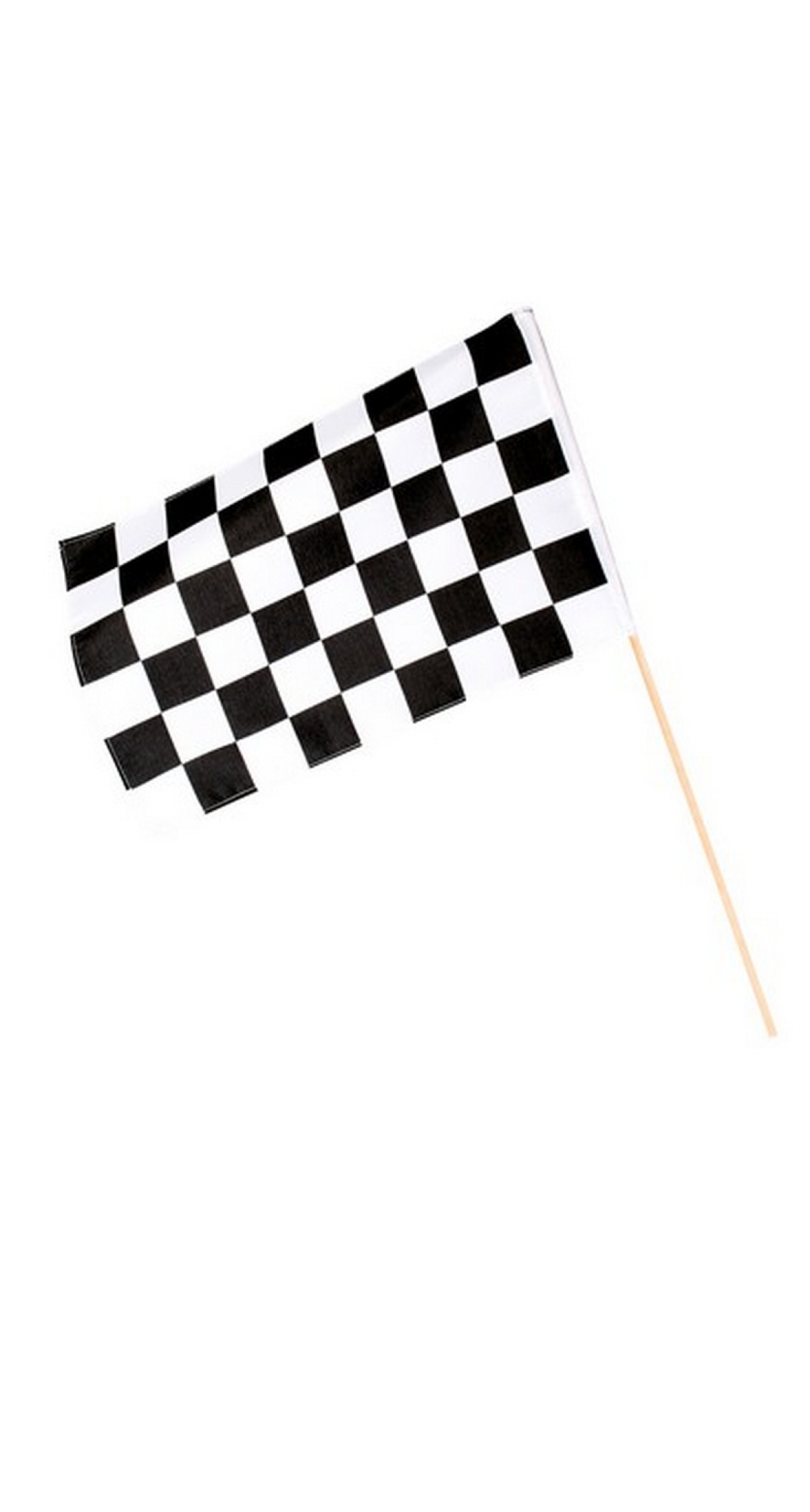 Racing Party Polyester Hand Flag 30x45cm