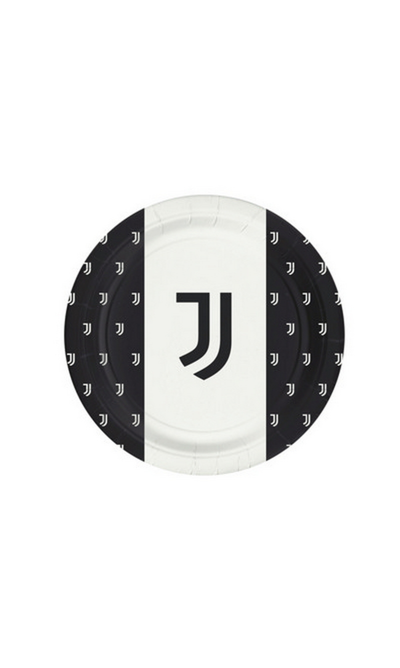 JuventusInter Party Plates 18cm - 8pk