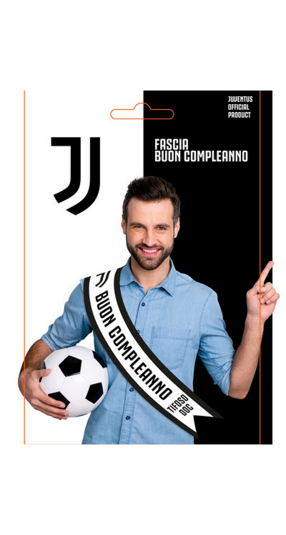 Juventus Buon Compleanno Sash