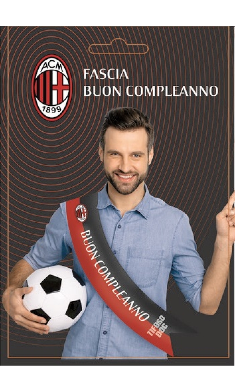 Milan Buon Compleanno Sash