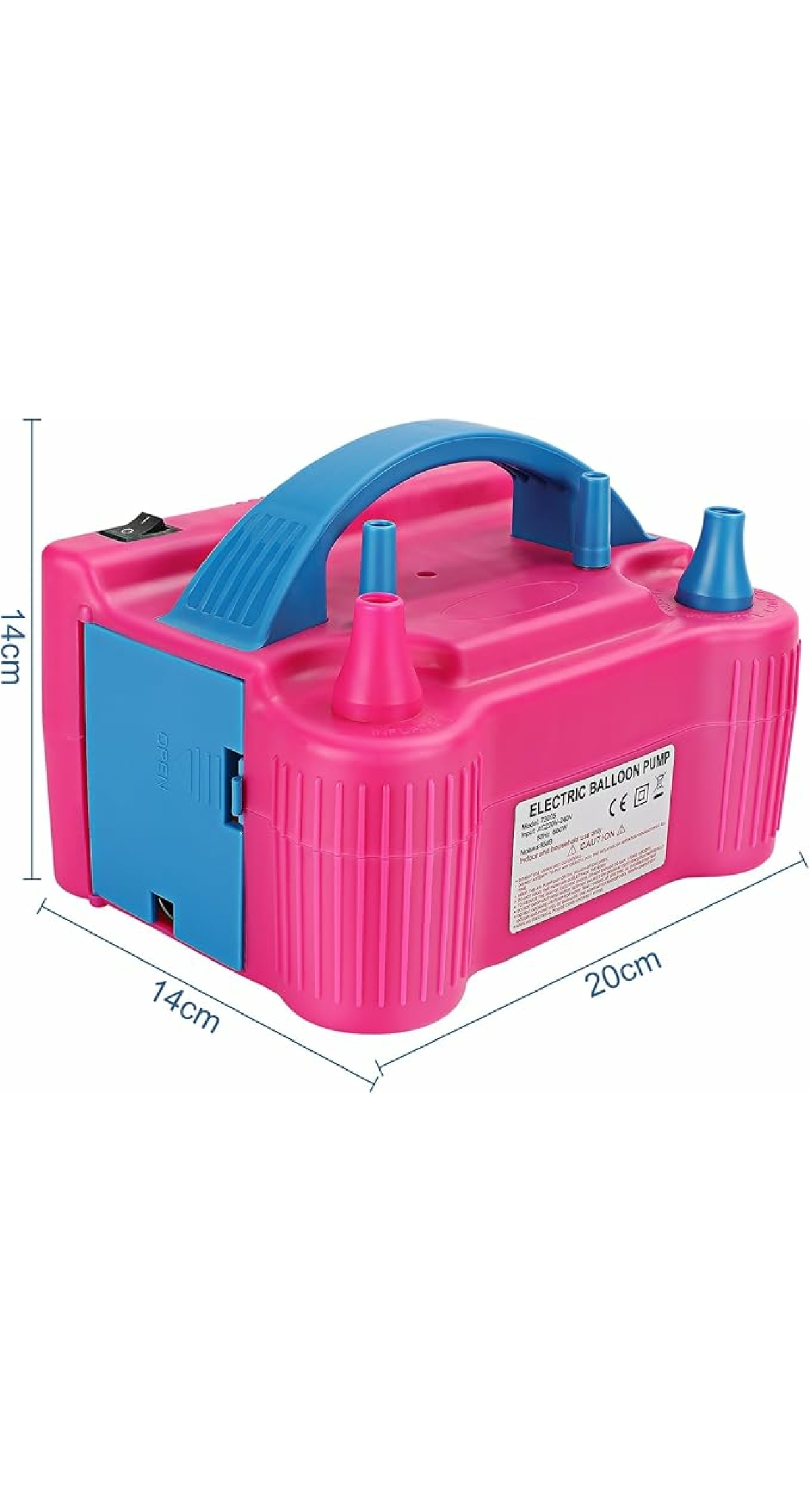 Electric Balloon Pump With Two Outputs 600w - 240v - Image 6