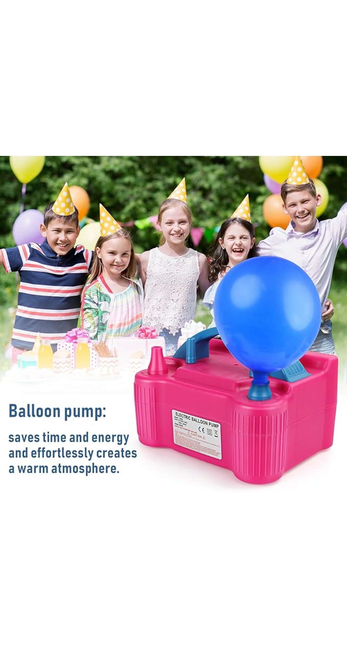 Electric Balloon Pump With Two Outputs 600w - 240v - Image 2