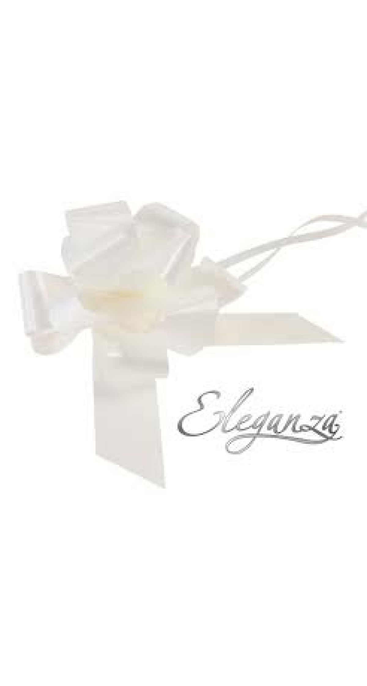 Pull Bow White - 50mm
