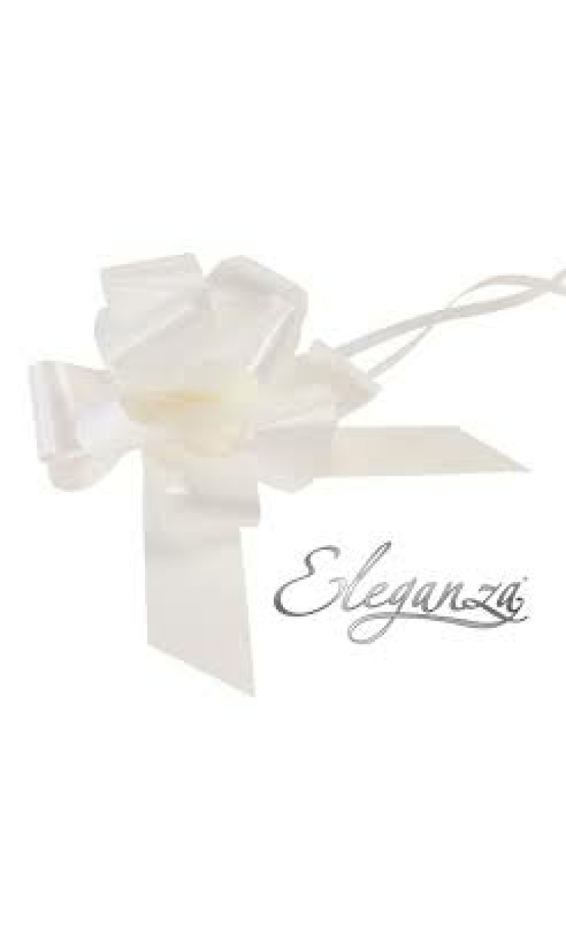 Pull Bow White - 50mm