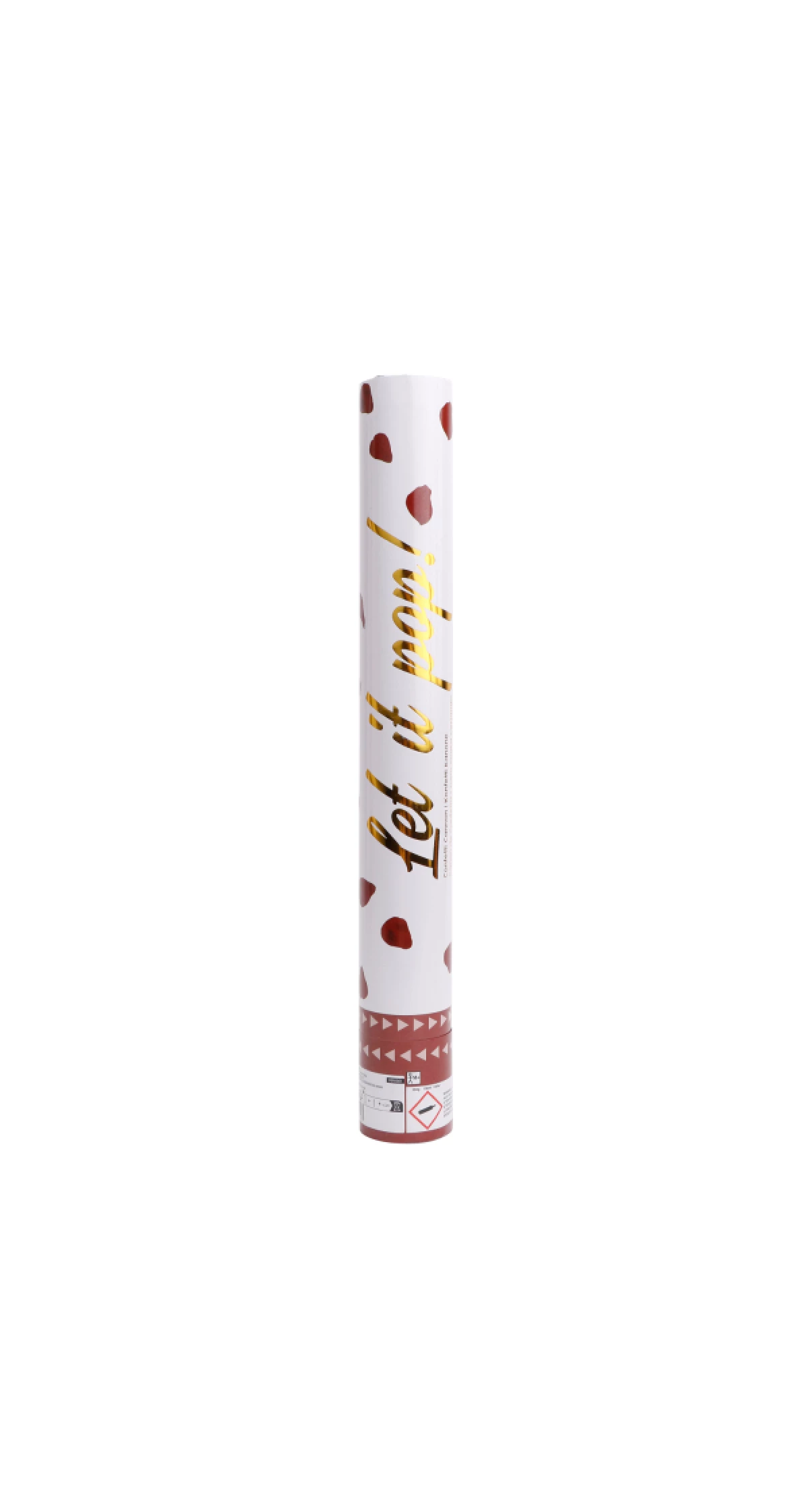Confetti Cannon / Popper Red Paper Rose Petals 40cm - Image 5
