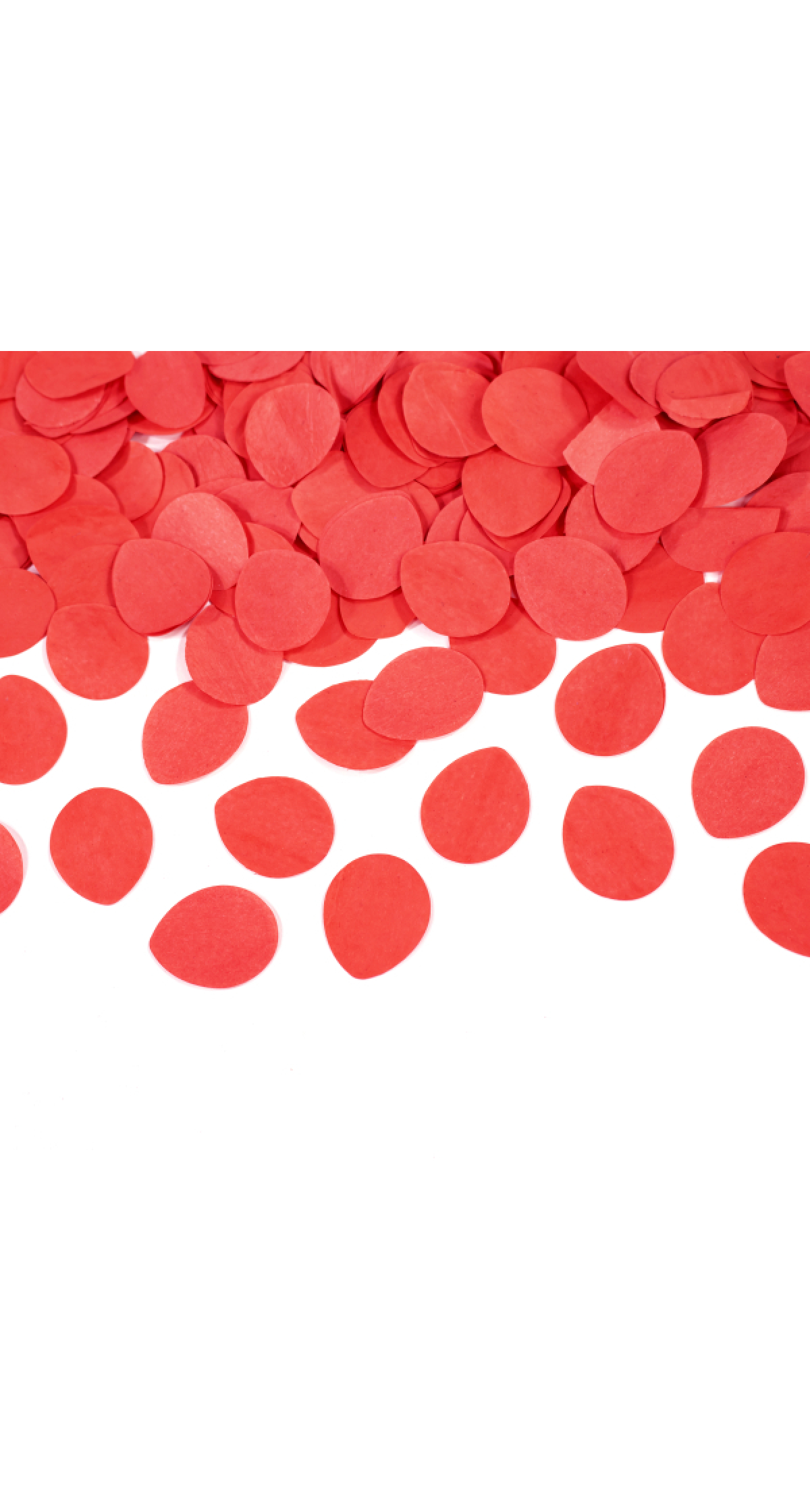 Confetti Cannon / Popper Red Paper Rose Petals 40cm - Image 2